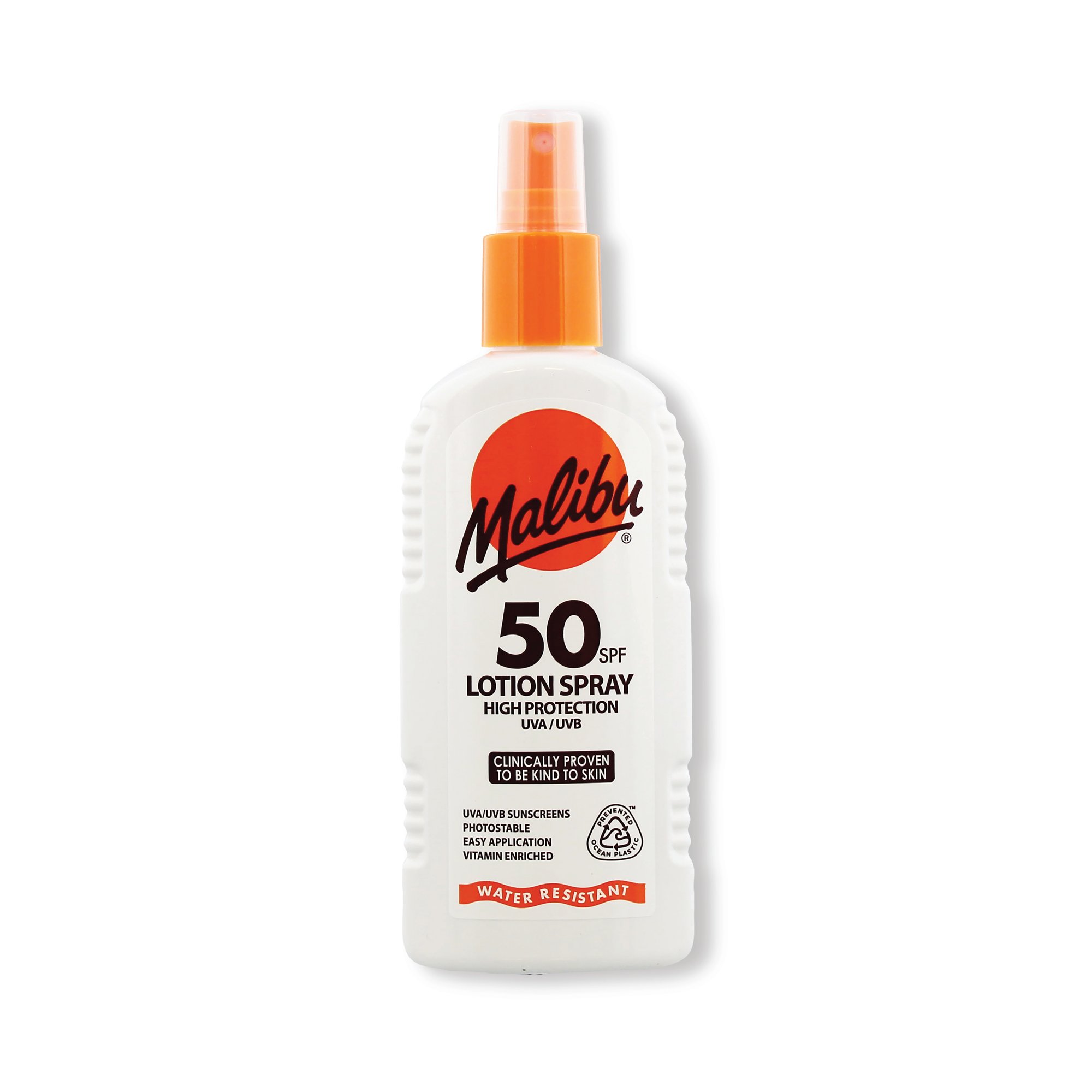 Malibu SPF 50 Sun Lotion Spray 200ml SUMAL141