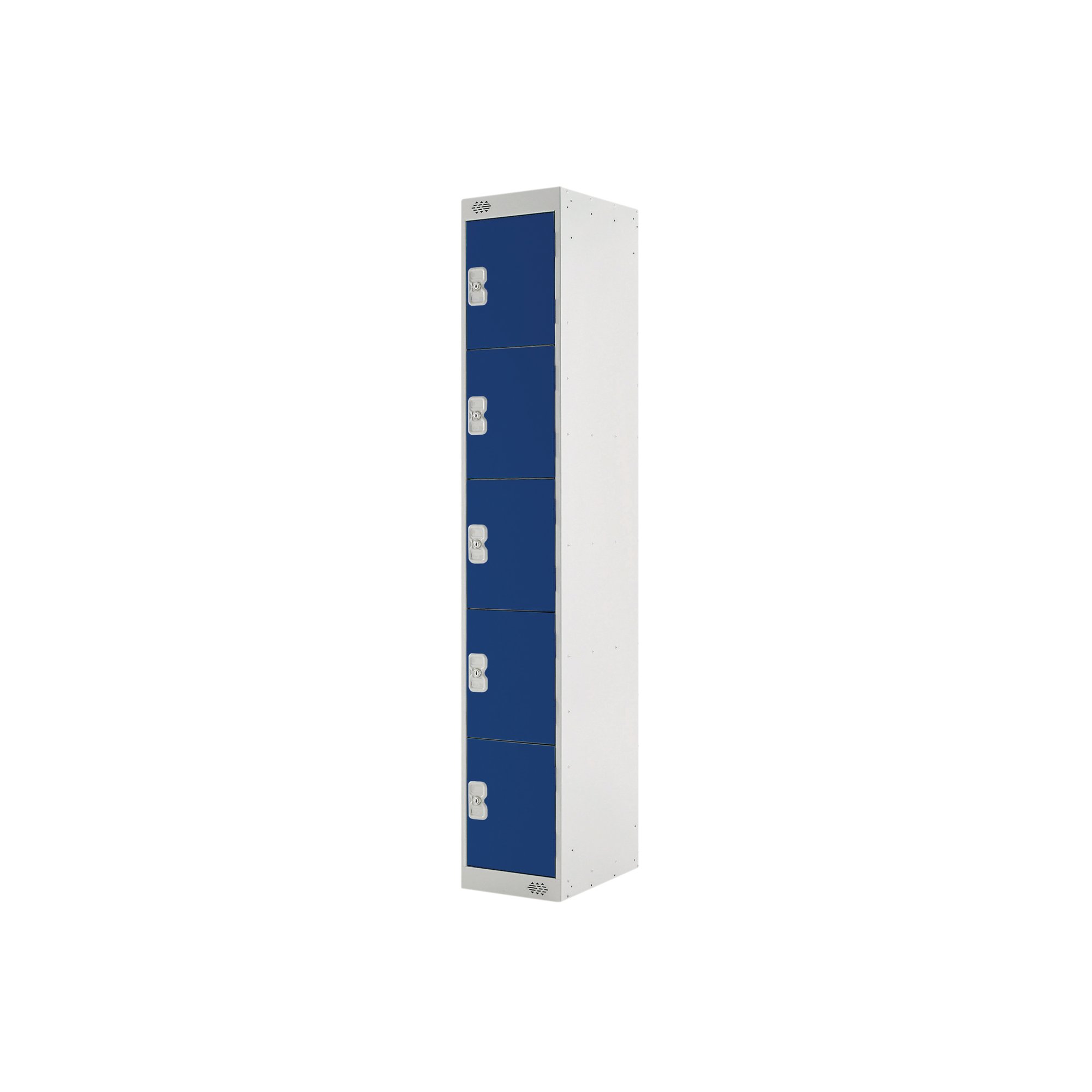 Five Compartment Locker 300x300x1800mm Blue Door M12215GUCF00