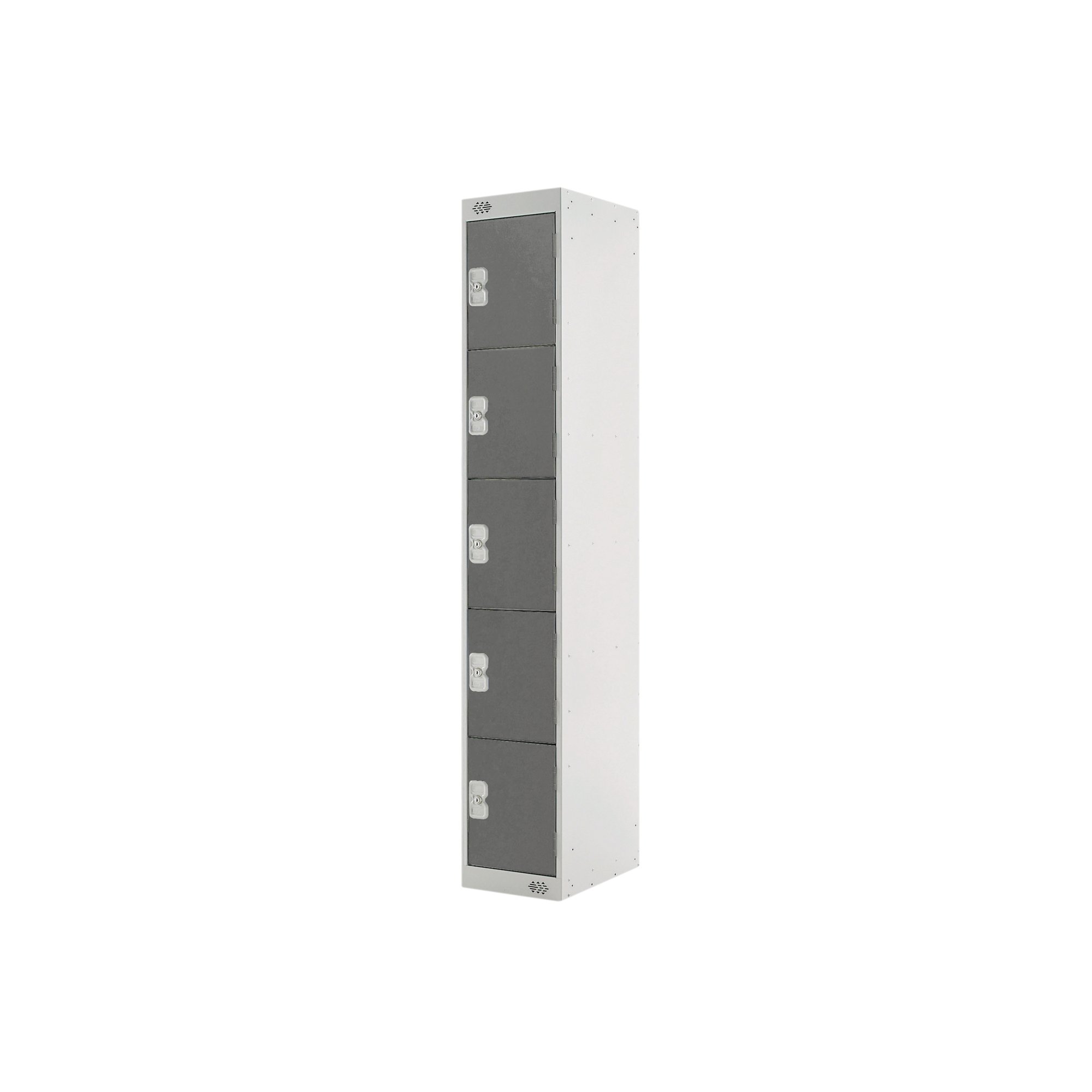 Five Compartment Locker 300x300x1800mm Dark Grey Door M12215GUHY00