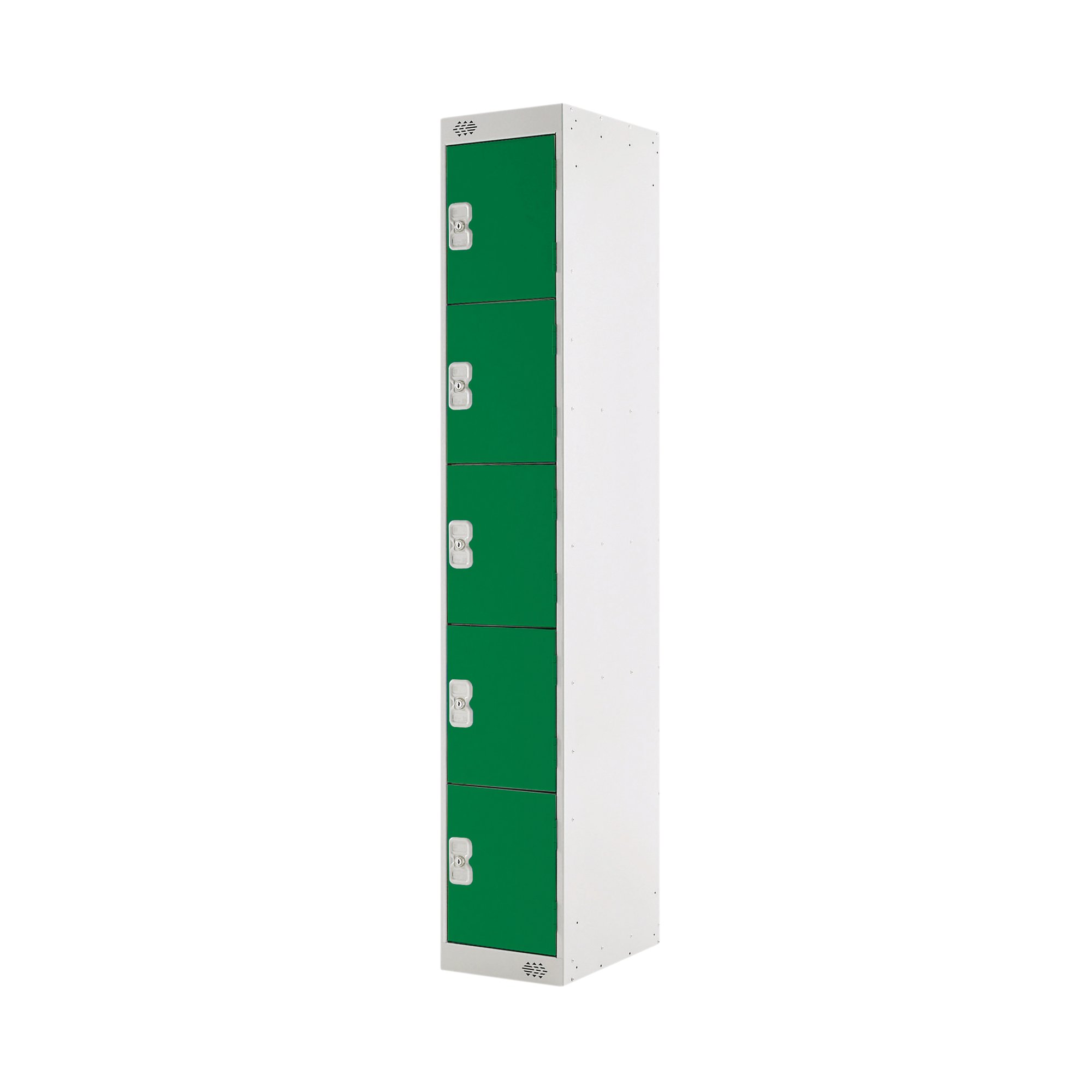 Five Compartment Locker 300x300x1800mm Green Door M12215GUPD00