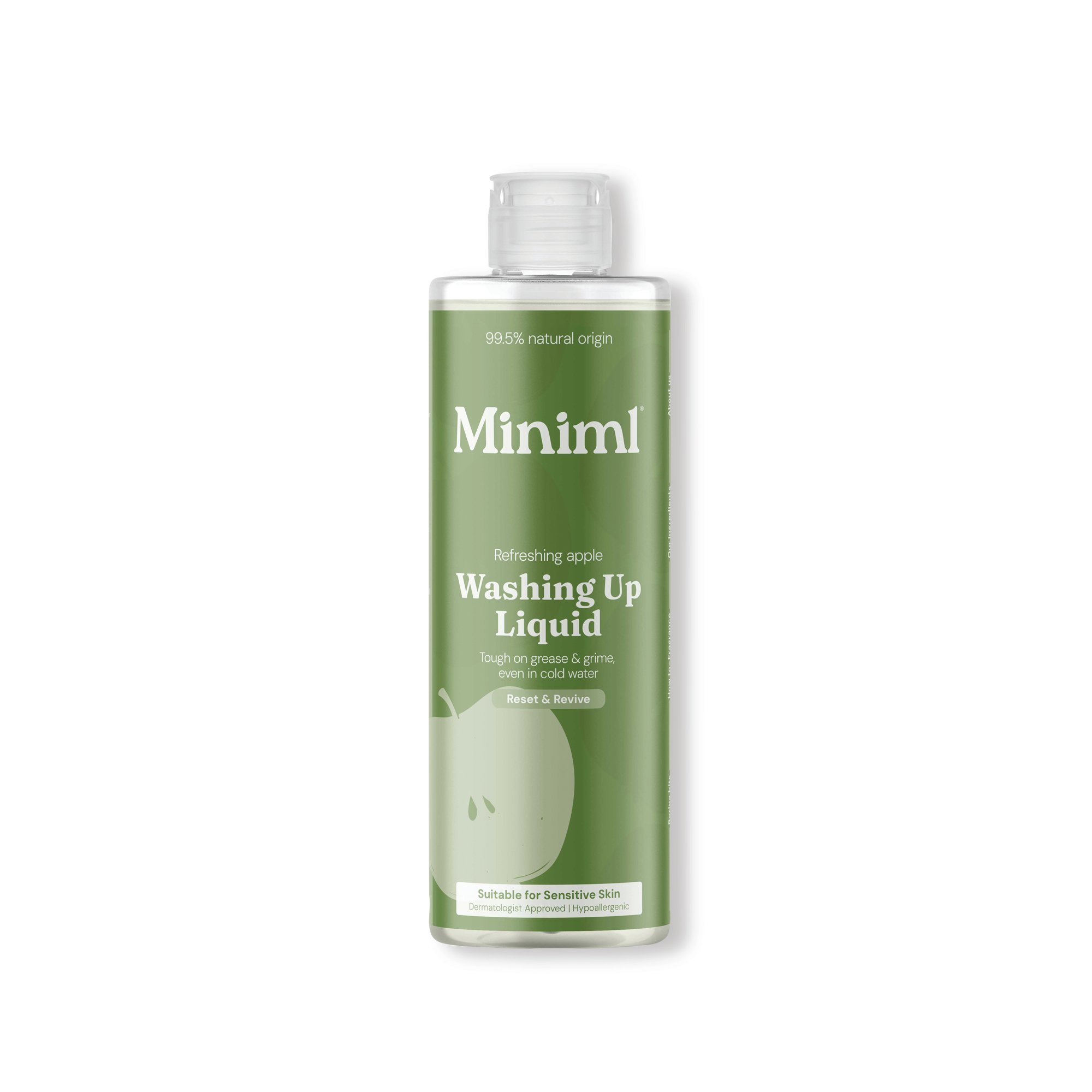 Miniml Washing Up Liquid Apple 400ml (Pack of 6) MIN434
