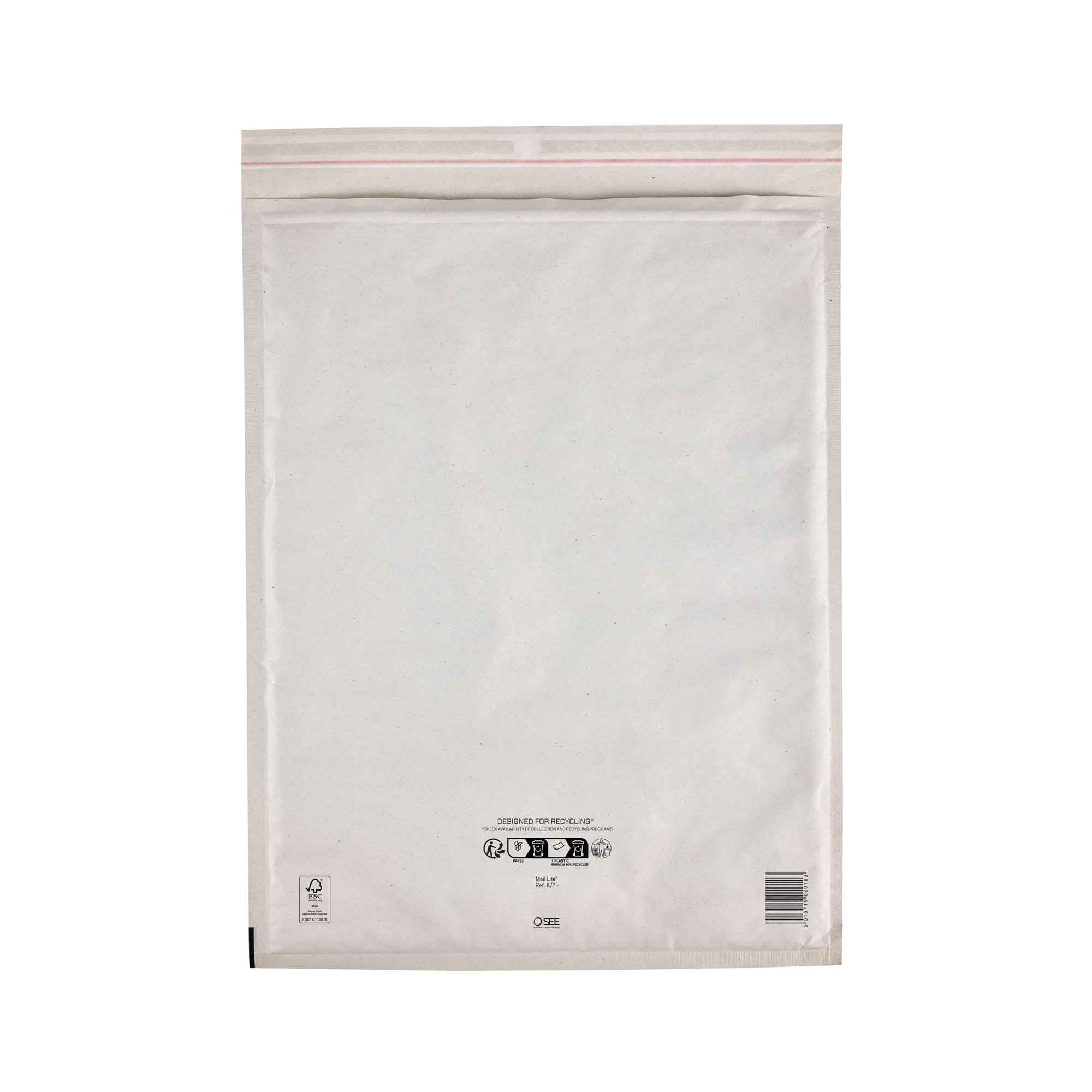 Sealed Air Bubble Lined Postal Bag White 350x470mm MLW K/7 (Pack of 50) 103005505