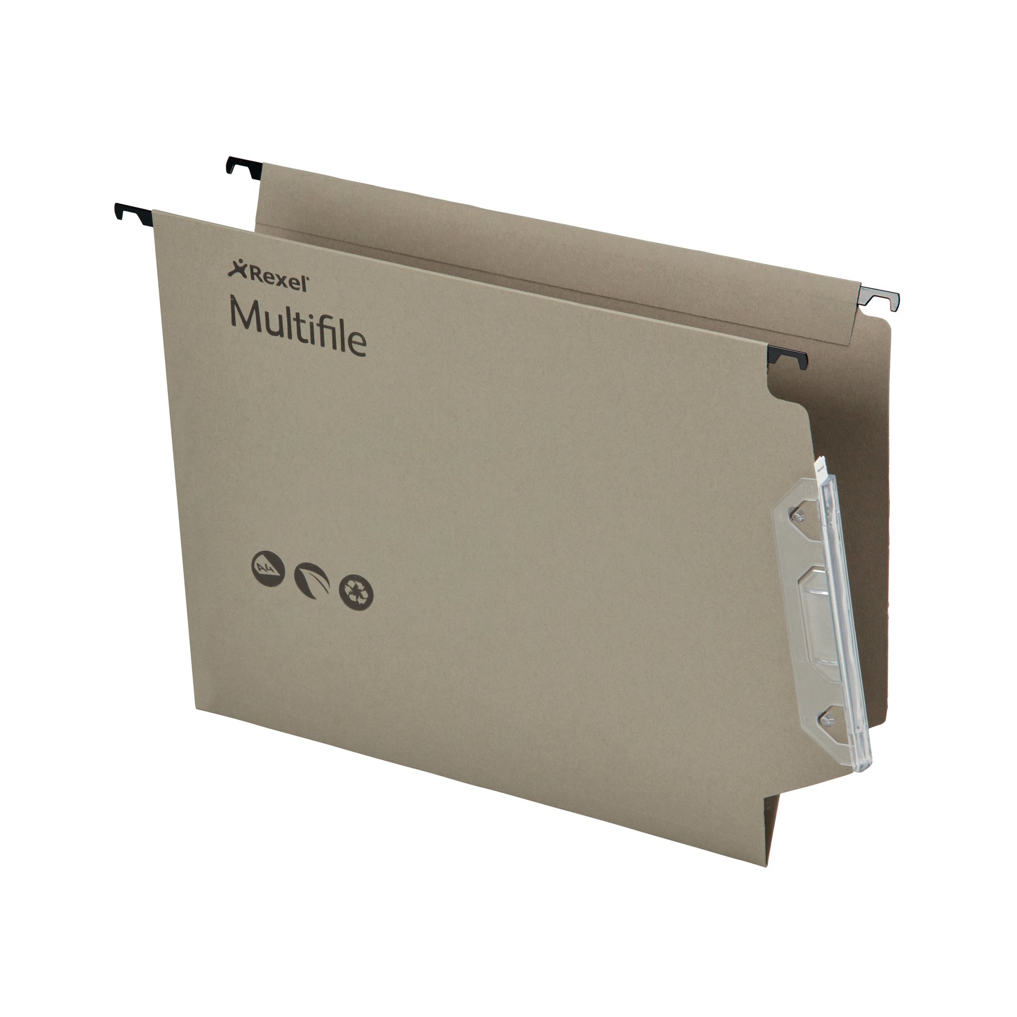 Rexel Multifile 330 Lateral File Manilla 15mm Green (Pack of 50) 78080