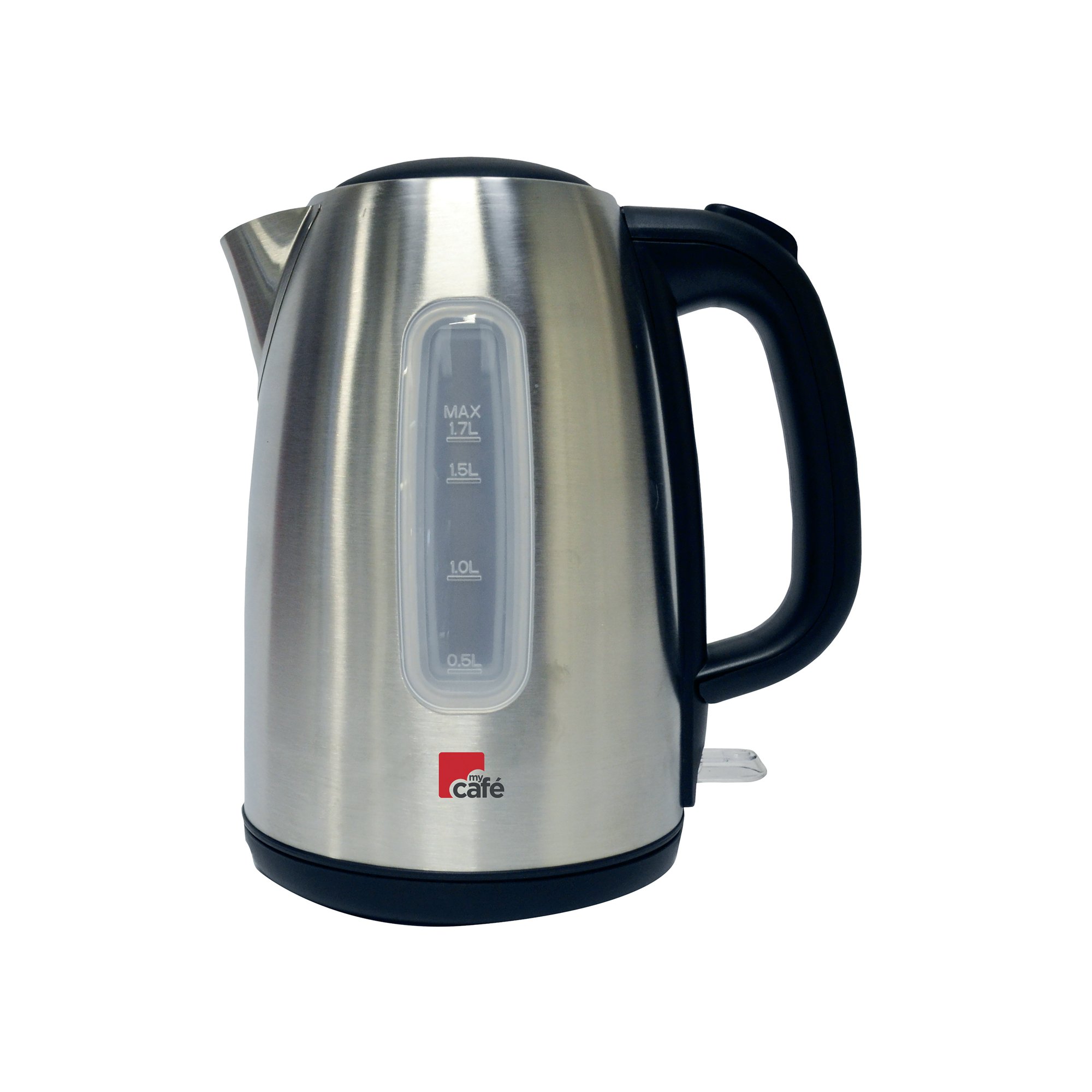 MyCafe Brushed Stainless Steel 1.7 Litre Jug Kettle MYC06868