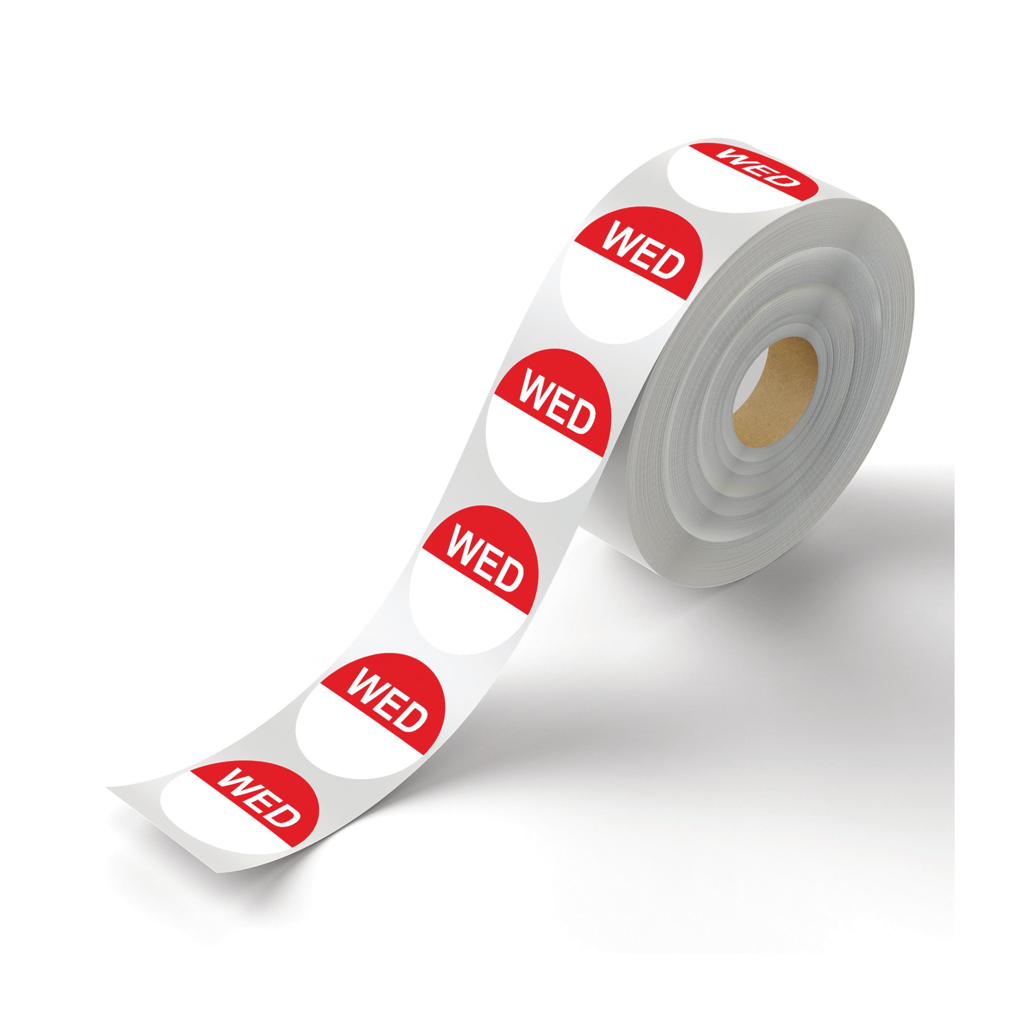 MyCafe Day of Week Food Rotation Label Wednesday Pack of 3500 MYC10611