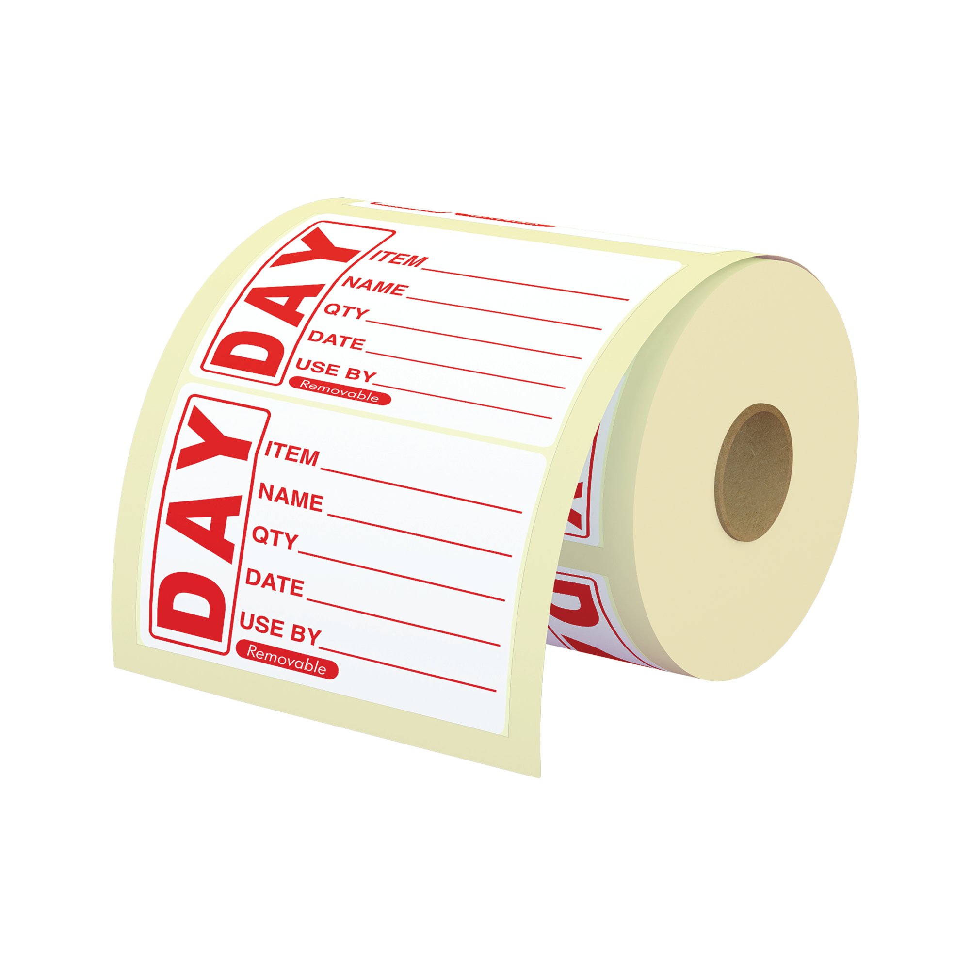 MyCafe Food Label Use By 25x25mm Removable Pack of 1000 MYC10627