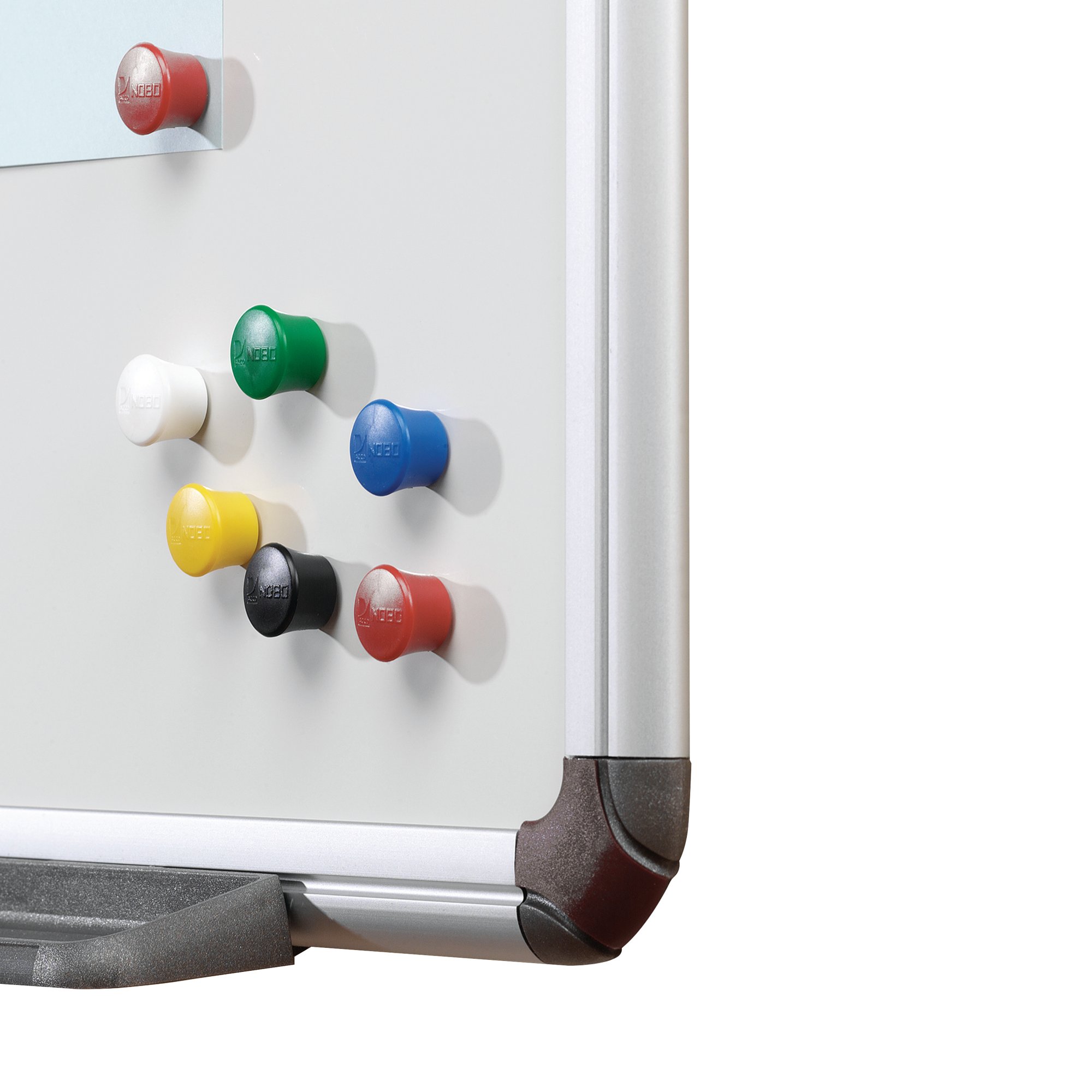 Nobo Magnetic Pin Assorted Colours 18mm Pack of 12 1901102