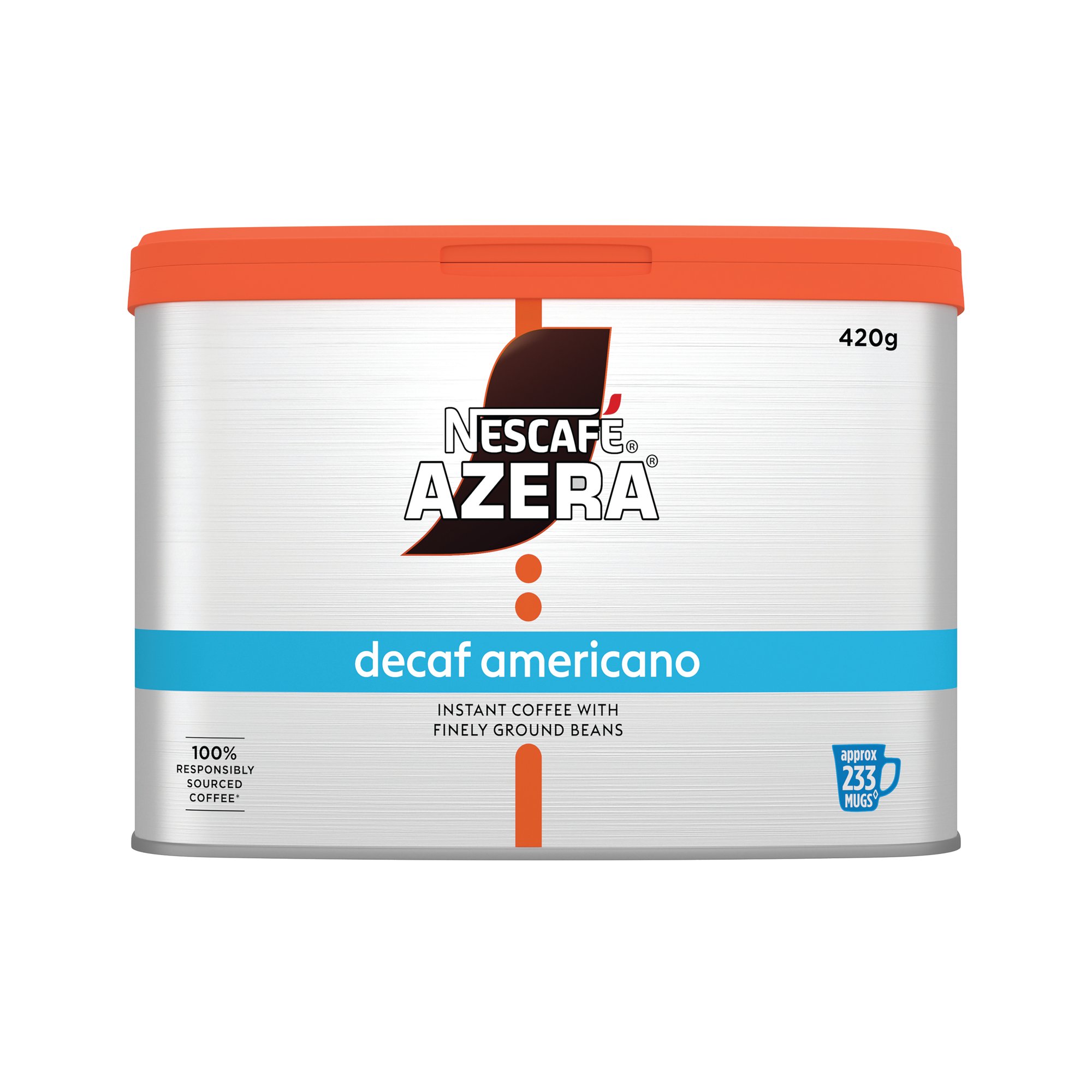 Nescafe Azera Americano Decaffeinated Coffee 420g Tin 12495100