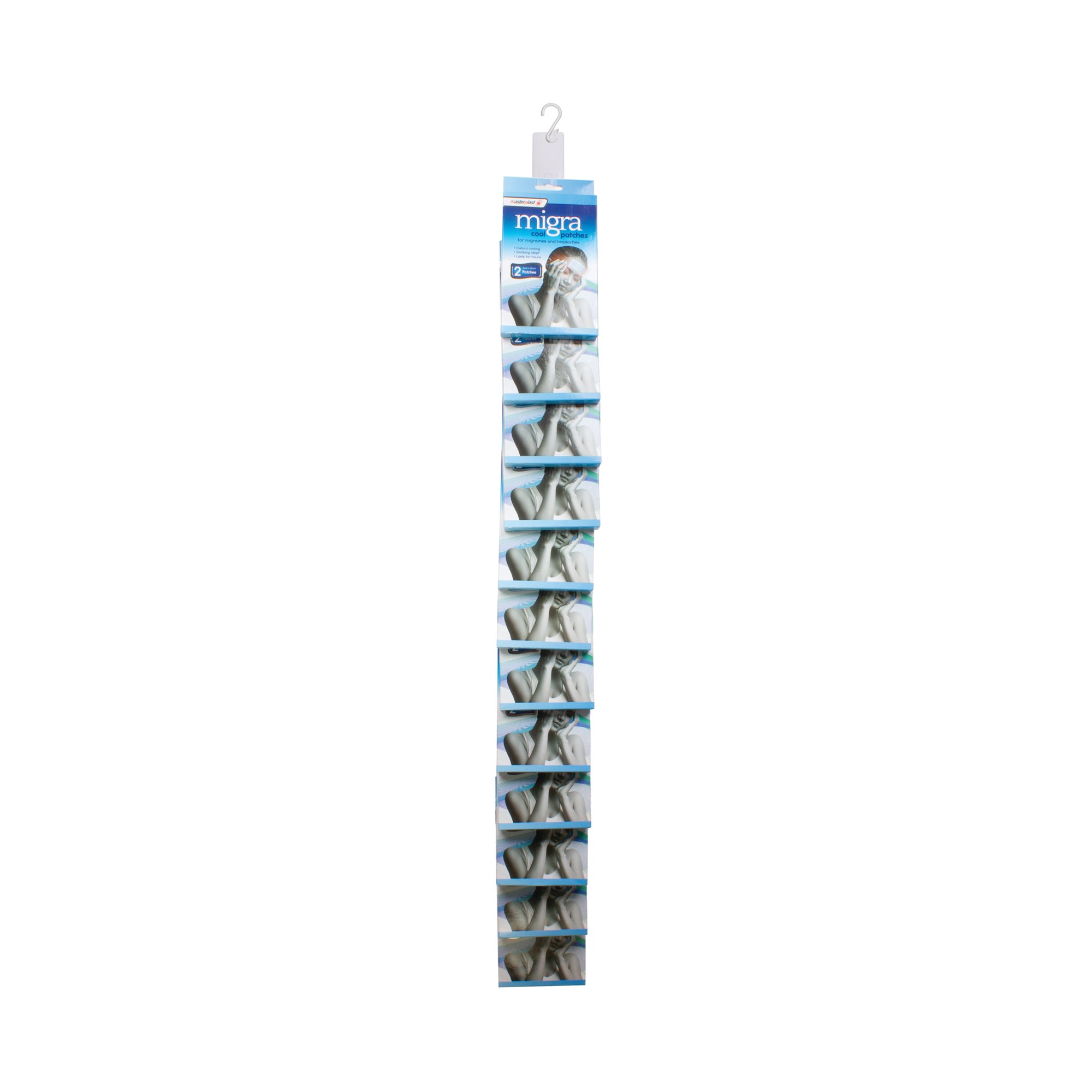 Masterplast Migra Cool 5x12cm Clipstrip 2x12 (Pack of 24) MP1040-24A-CS