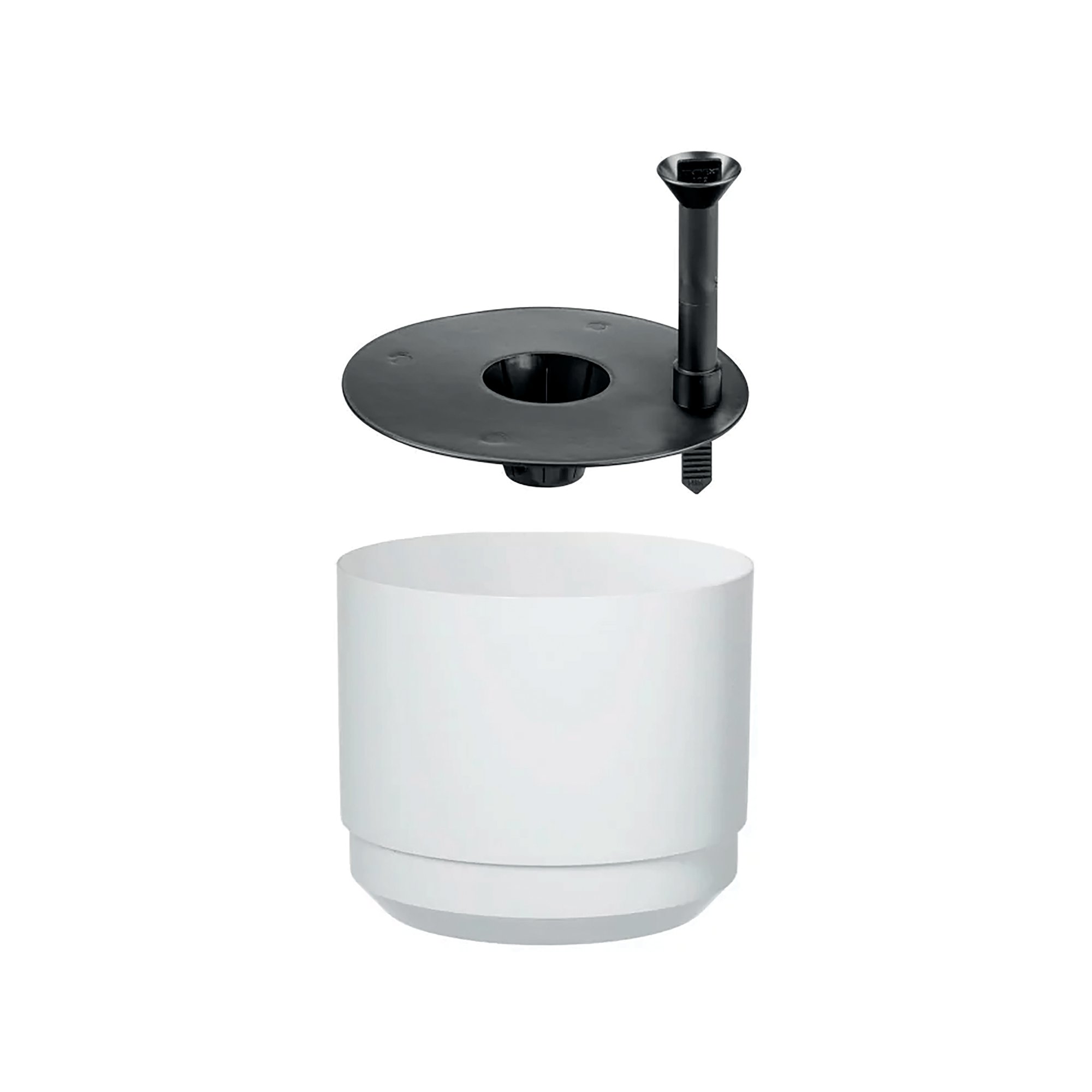 Paulina Self Watering Pot 17cm White 48110