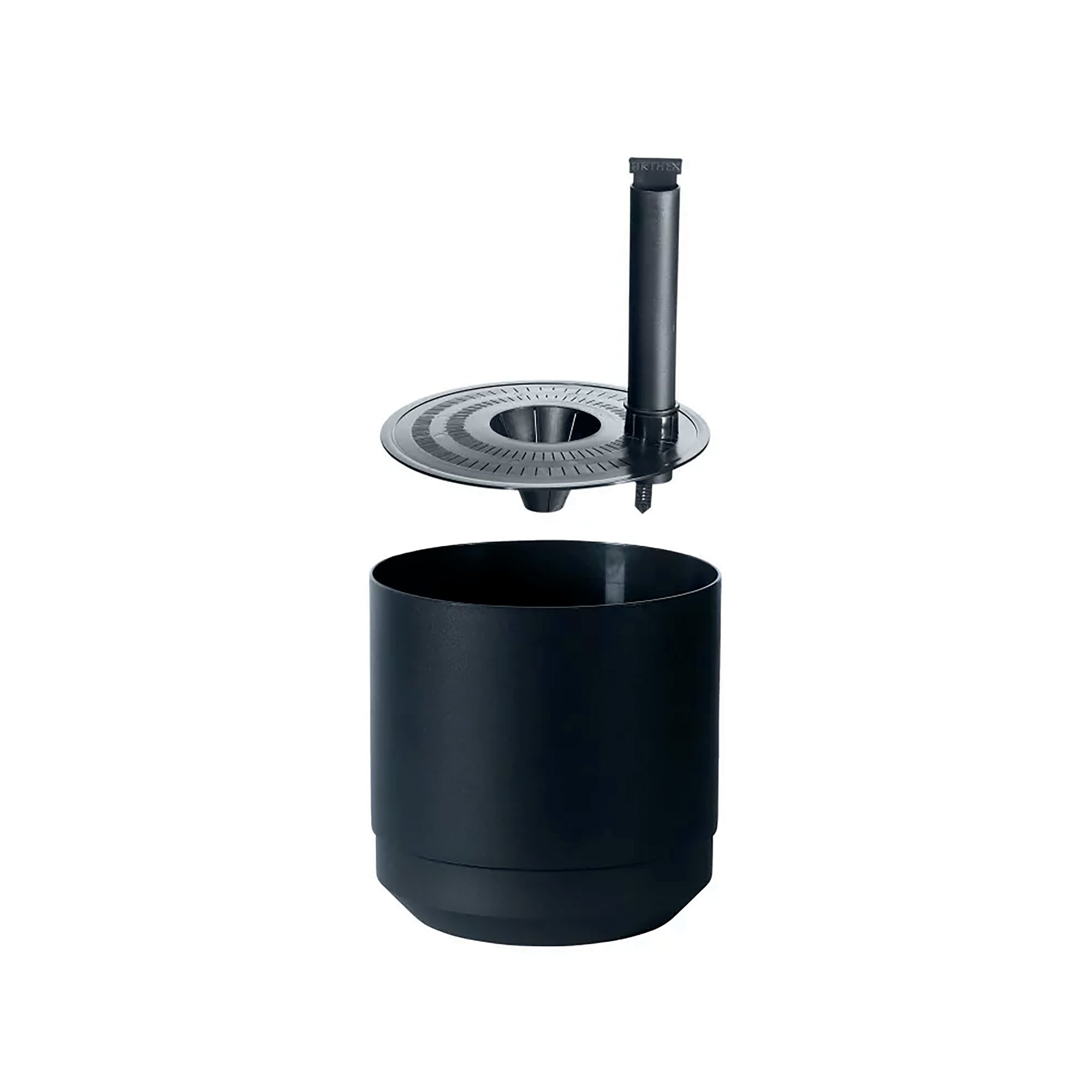 Paulina Self Watering Pot 30cm Black 48565