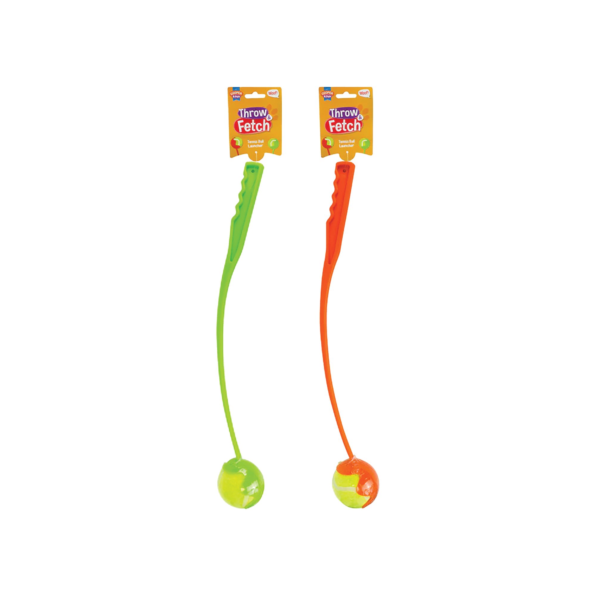 Dog Tennis Ball Launcher Large 470mm Assorted Pack of 12 323064