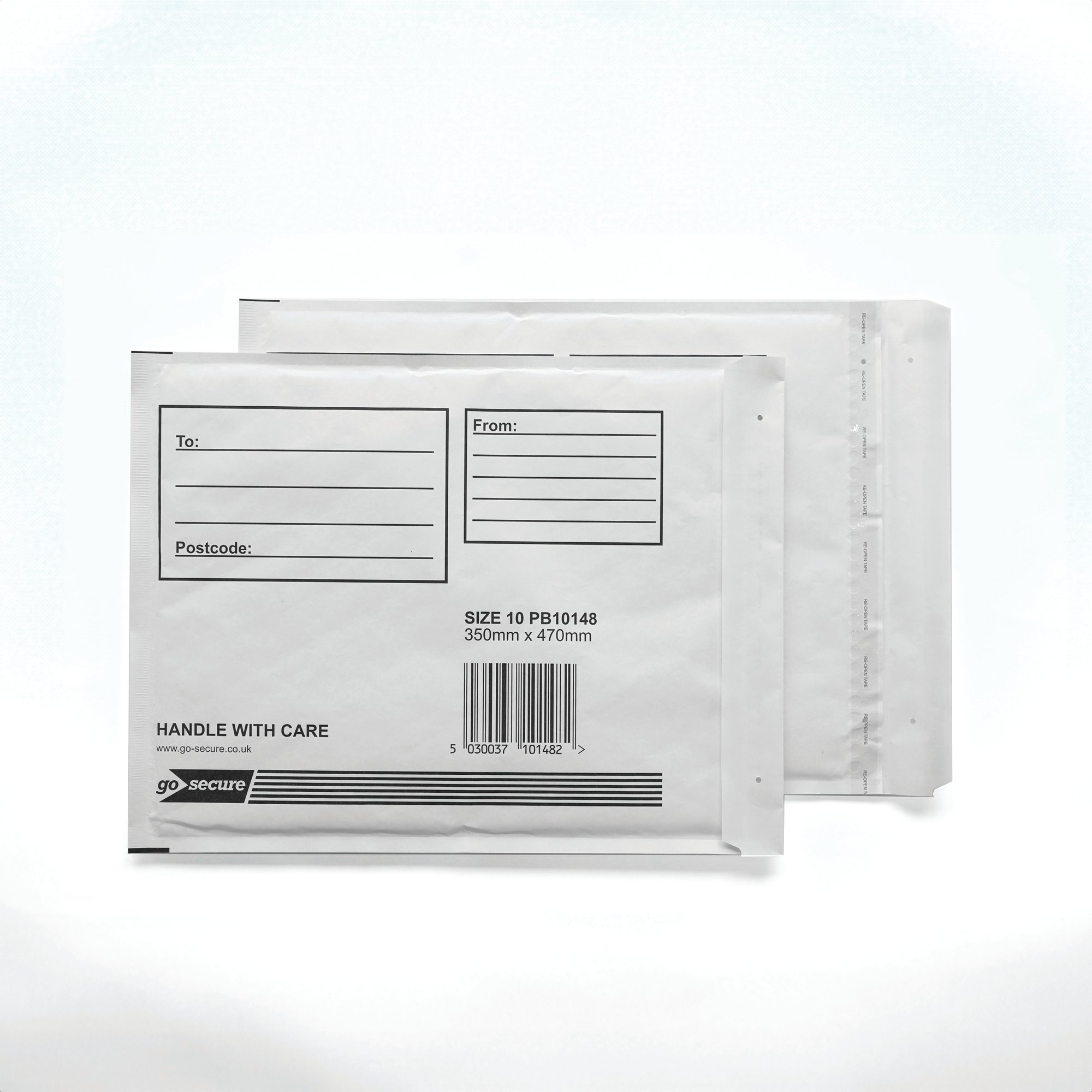 GoSecure Bubble Envelopes Size 10 White (Pack of 10) PB10148