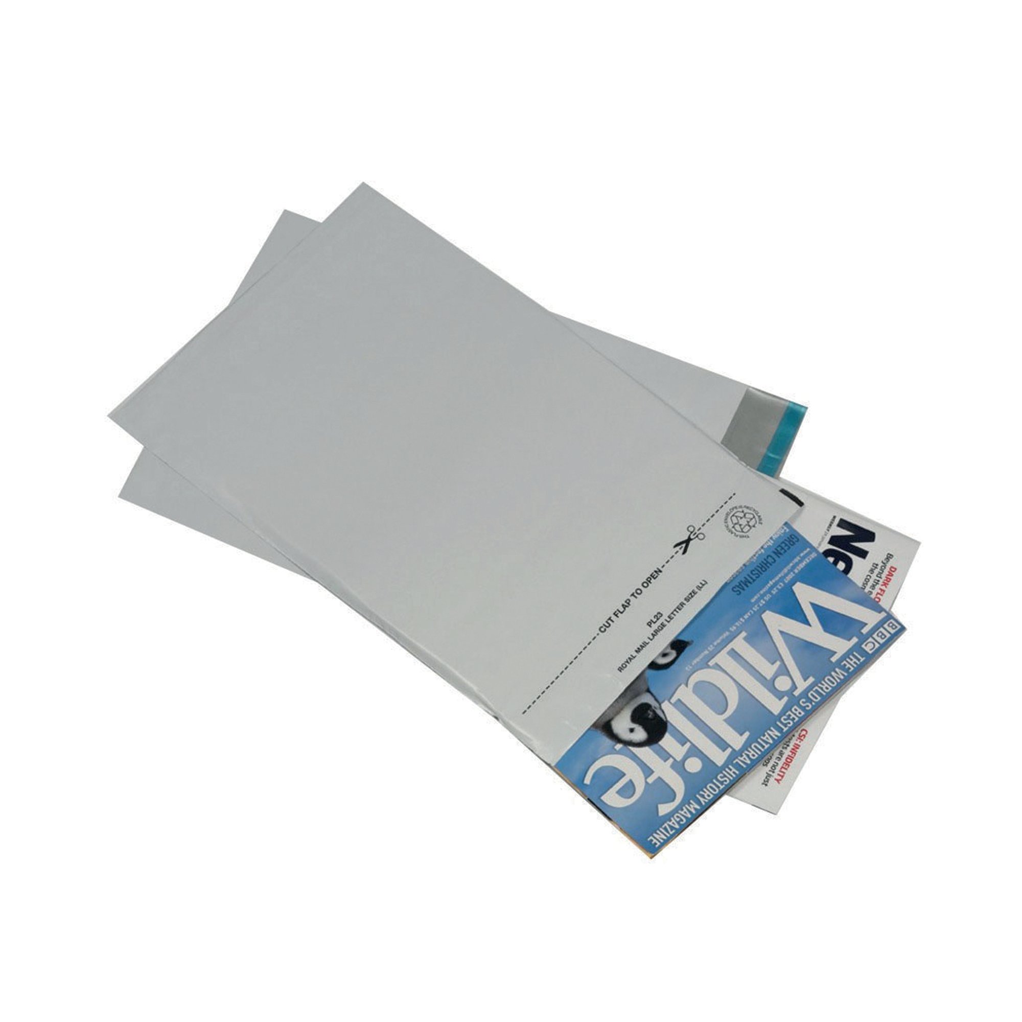 GoSecure Envelope Lightweight Polythene 440x320mm Opaque (100 Pack) PB11126