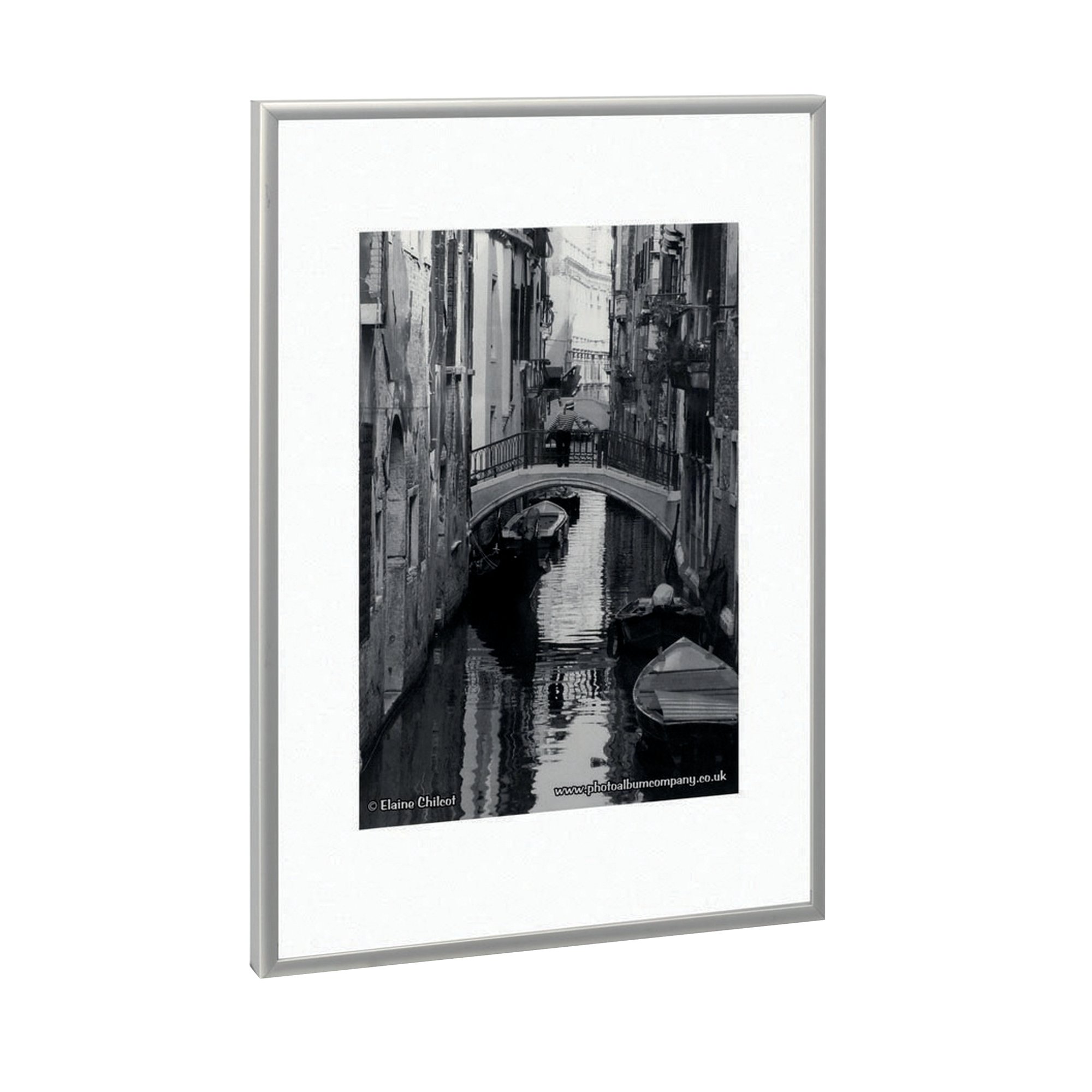 Hampton Frames Certificate Frame Brushed Aluminium A2 PAAFA2B