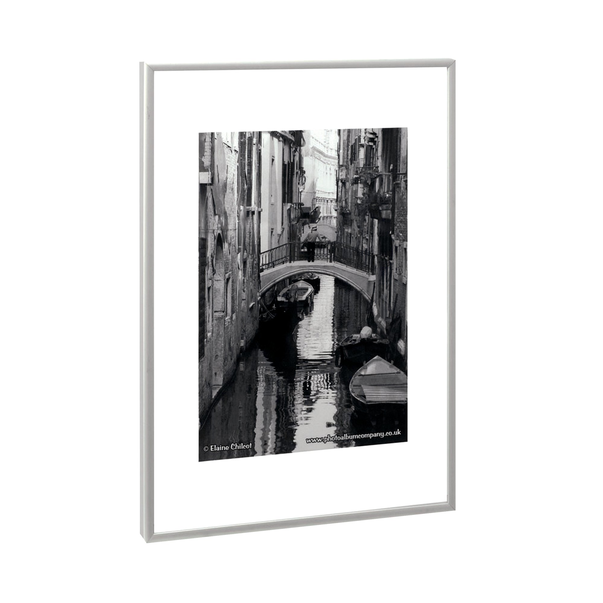 Hampton Frames Certificate Frame Brushed Aluminium A1 PAAFA1B
