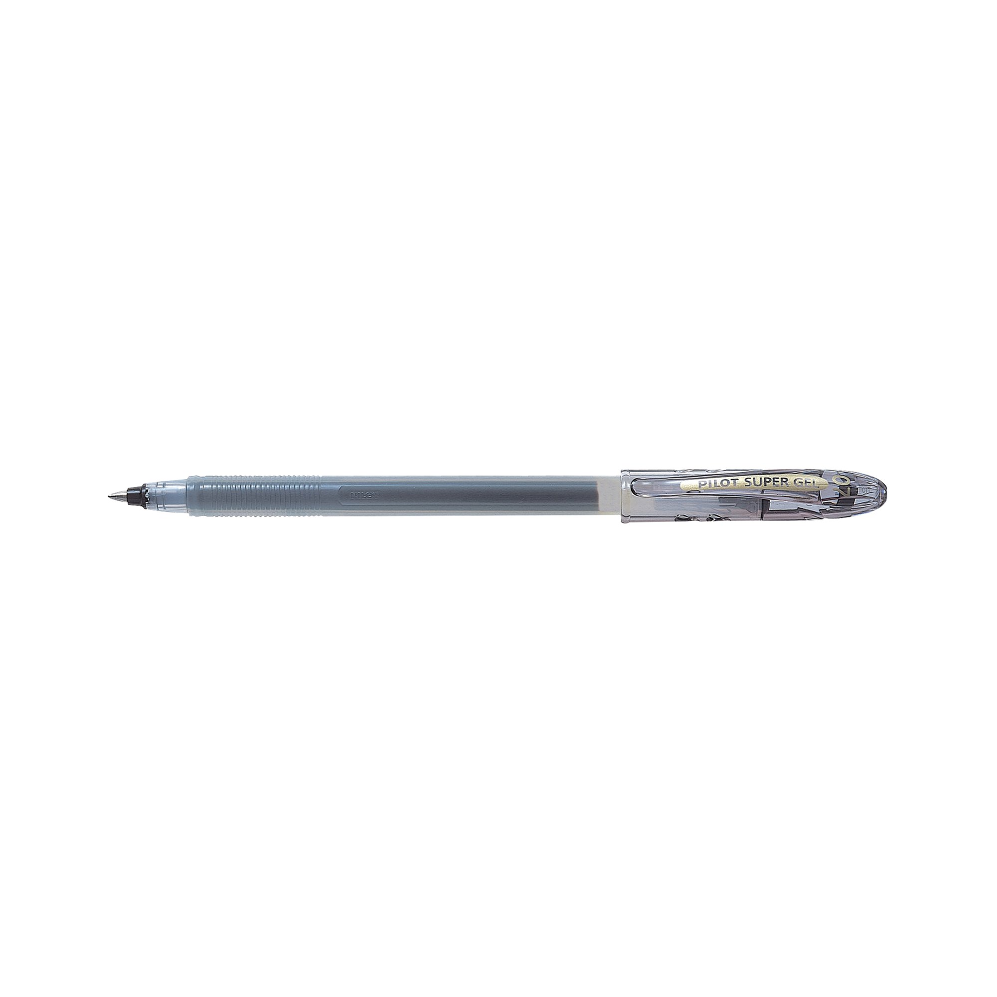 Pilot Super Gel Rollerball Pen Medium Black (Pack of 12) BOX35012243769