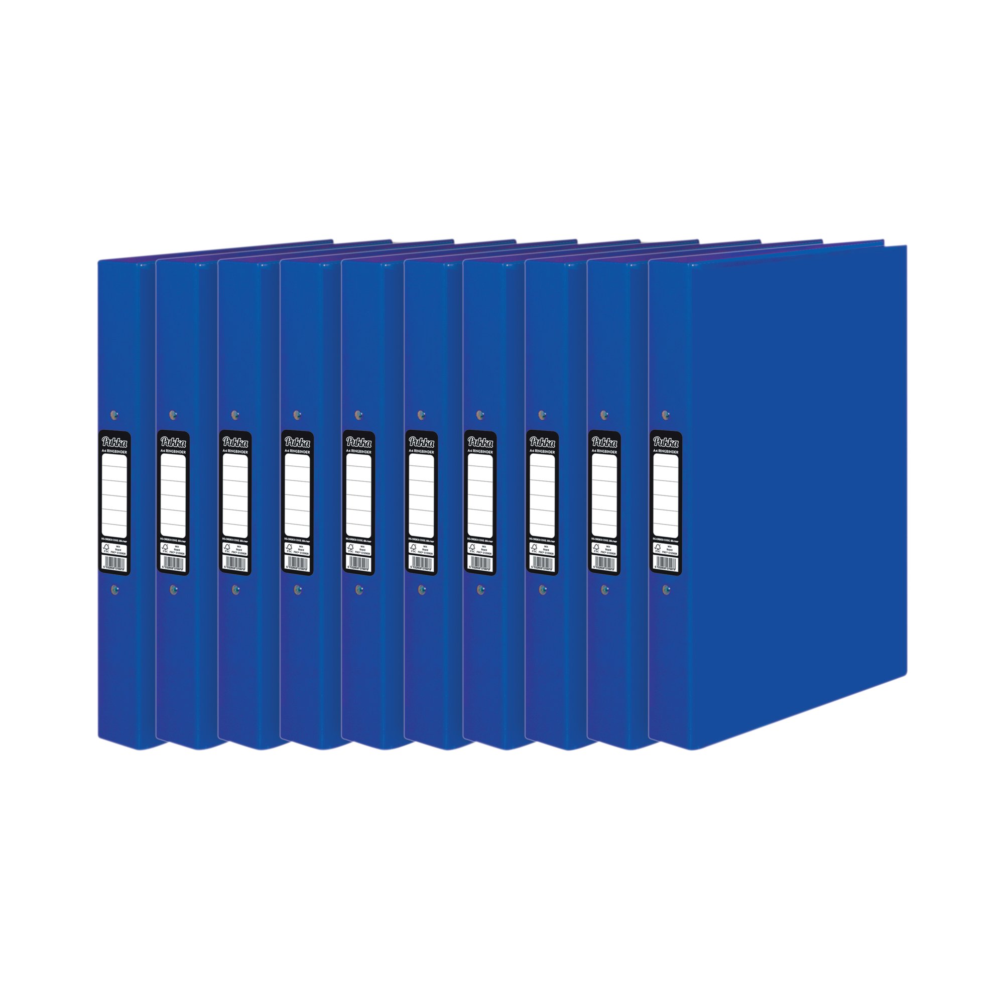 Pukka Brights Ring binder A4 Navy (10 Pack) BR-7997