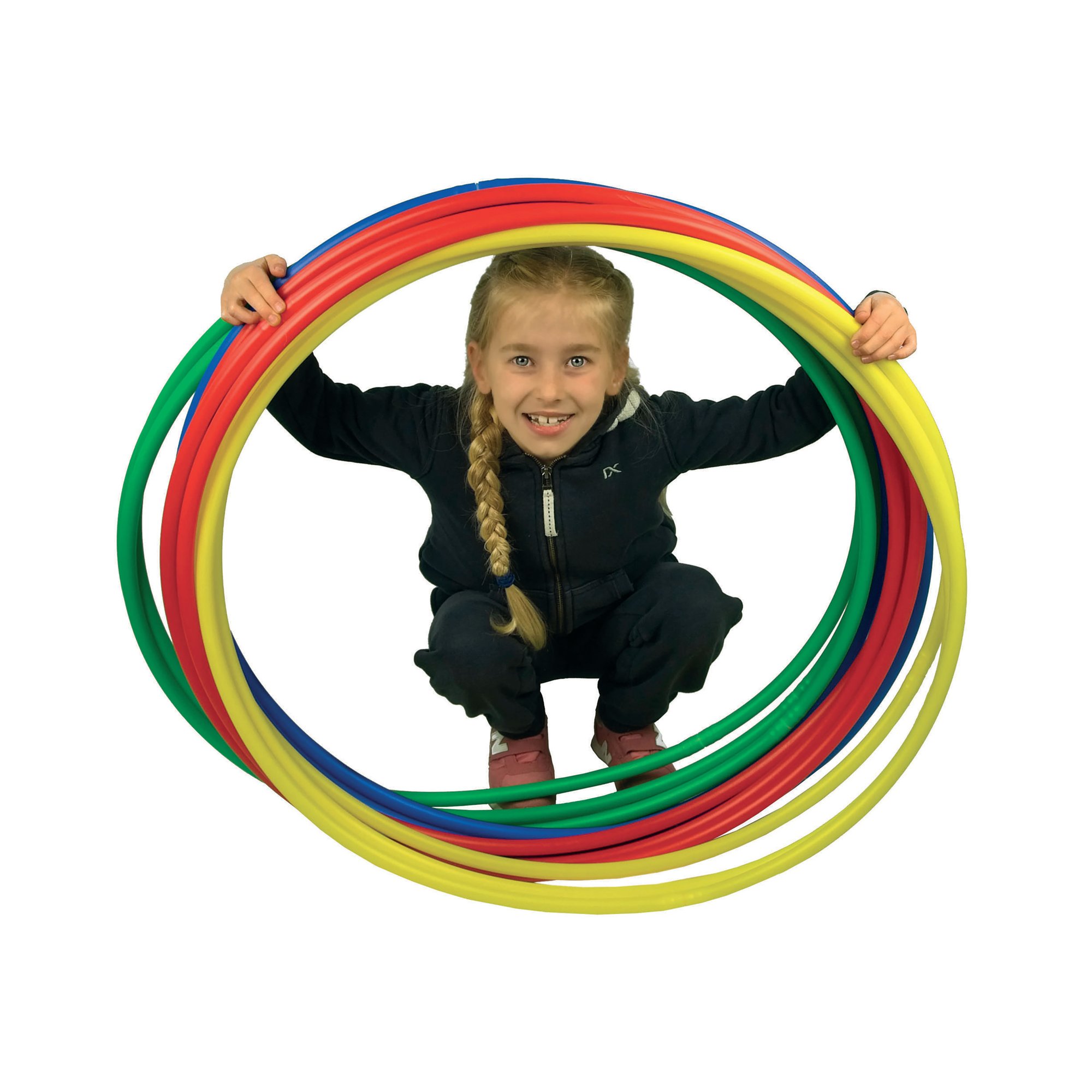 Children's Hula Hoops 76cm Team Colours (Pack of 12) RH-17404-012K