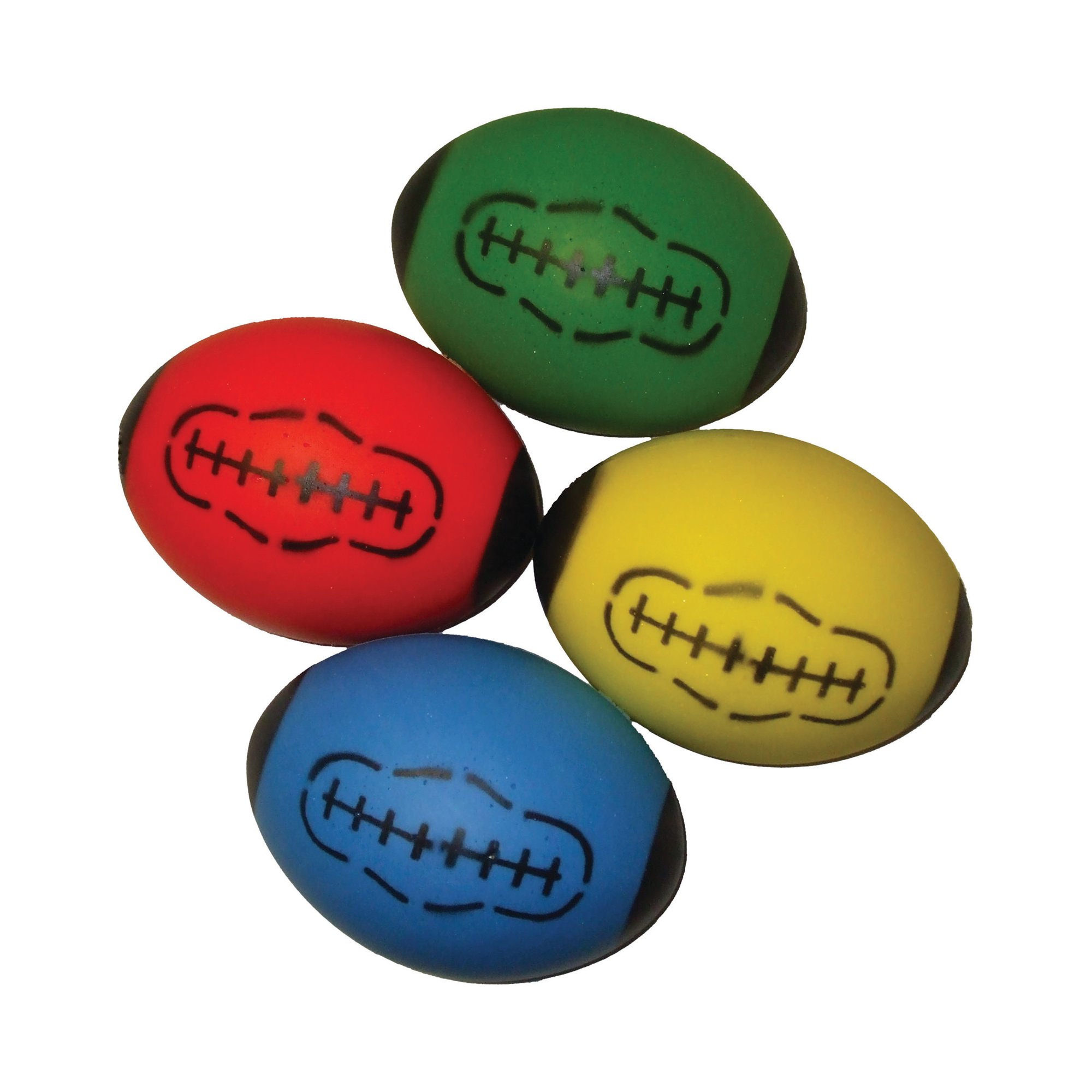 Soft Foam Rugby Balls Team Colours (Pack of 4) PP-15123-004K