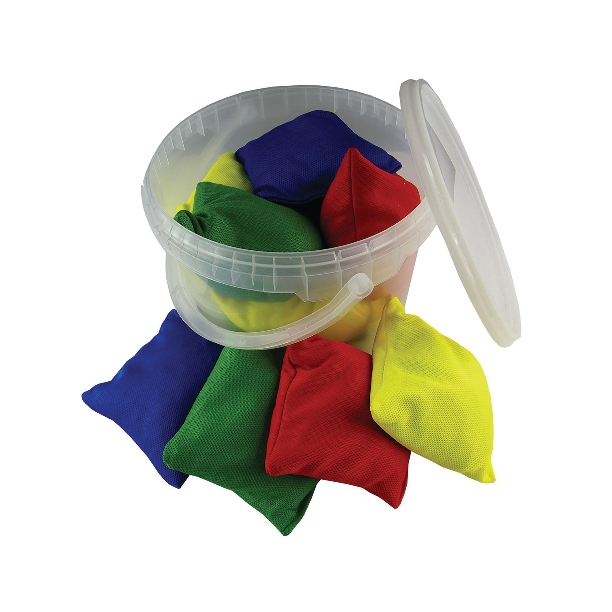 Bean Bags in a Plastic Bucket (Pack of 12) PP-15402-MIXK