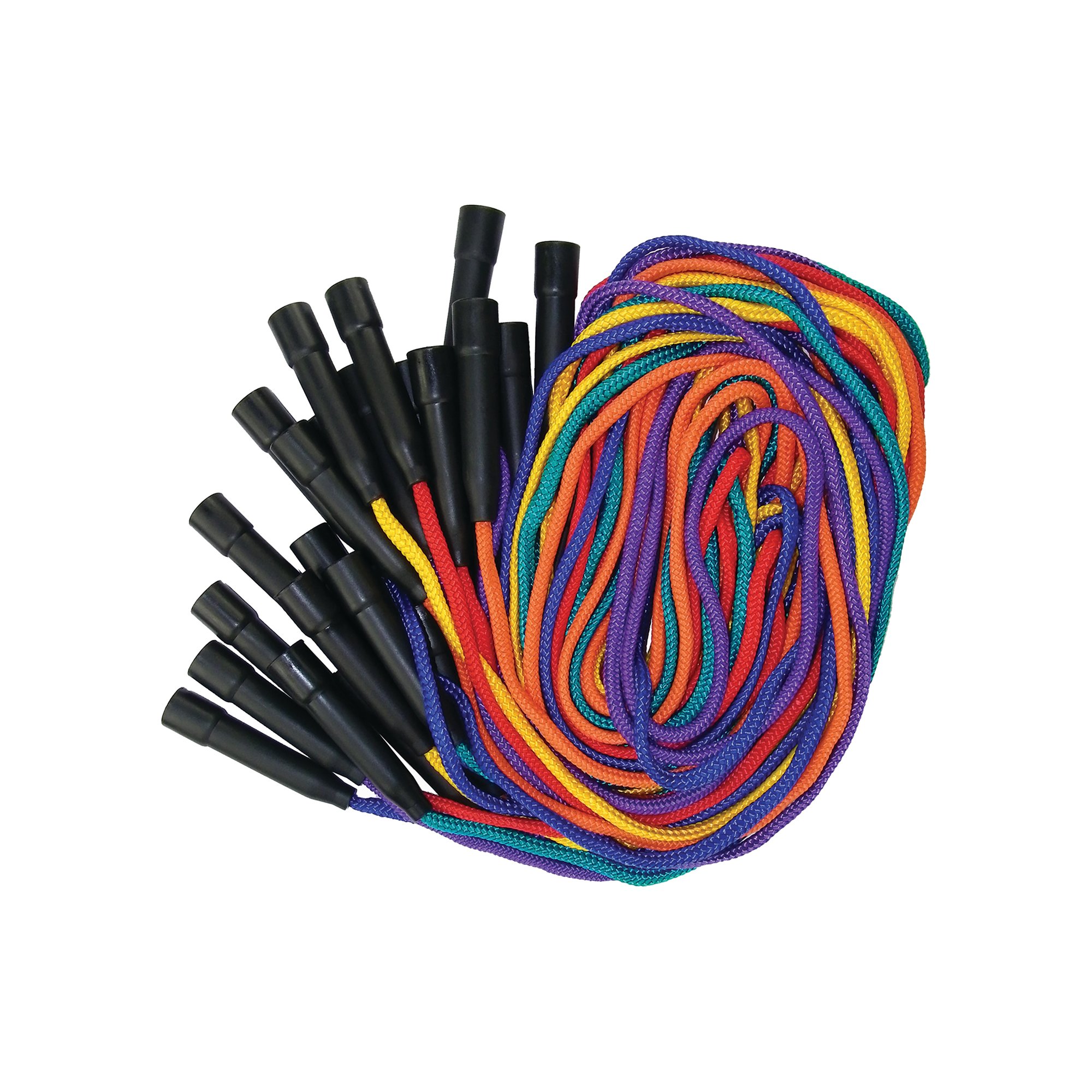 Skipping Ropes with Plastic Handles 8 Feet Assorted (Pack of 12) PE-14311-012