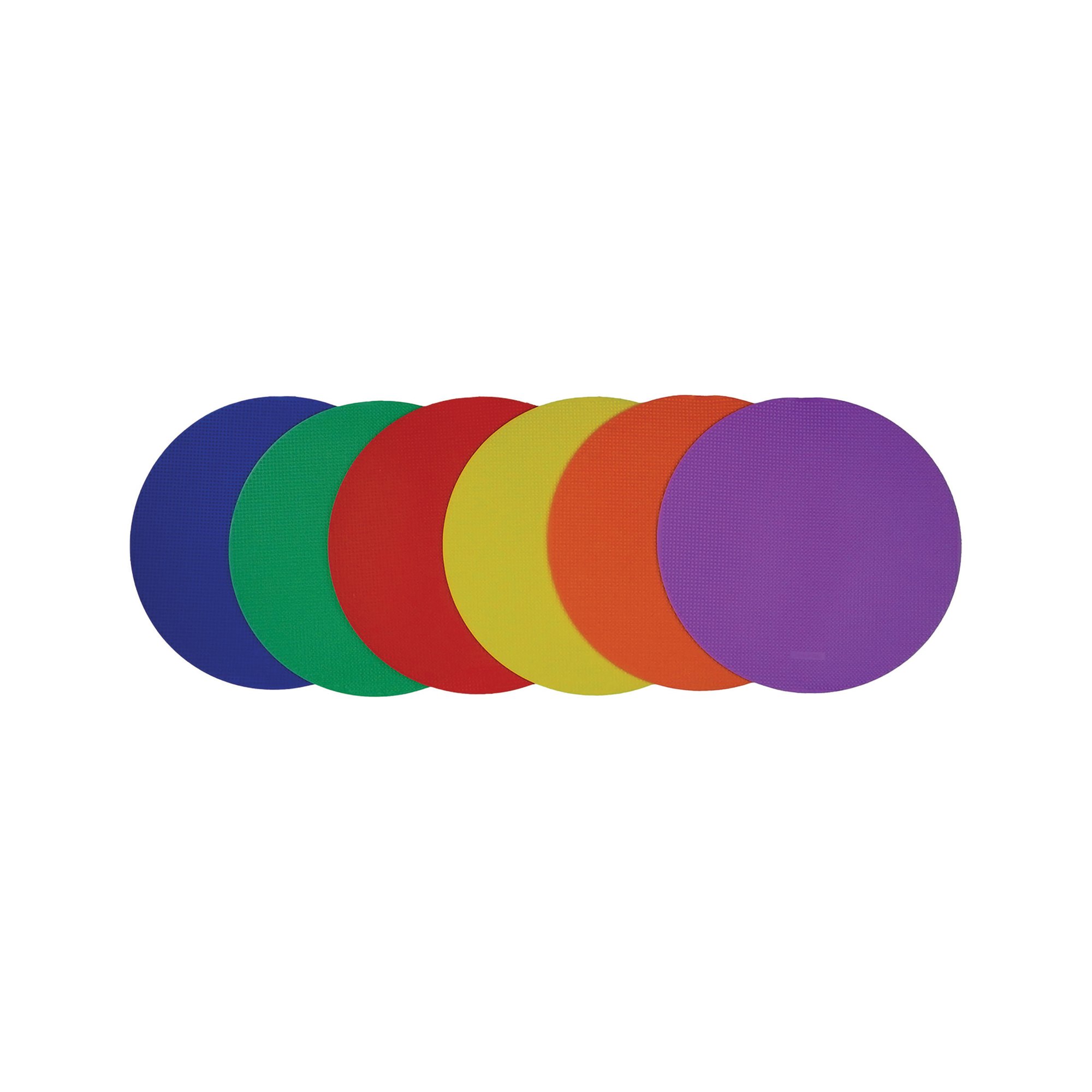 Sequence Discs Floor Markers Vinyl Assorted (Pack of 6) PP-15615-C06