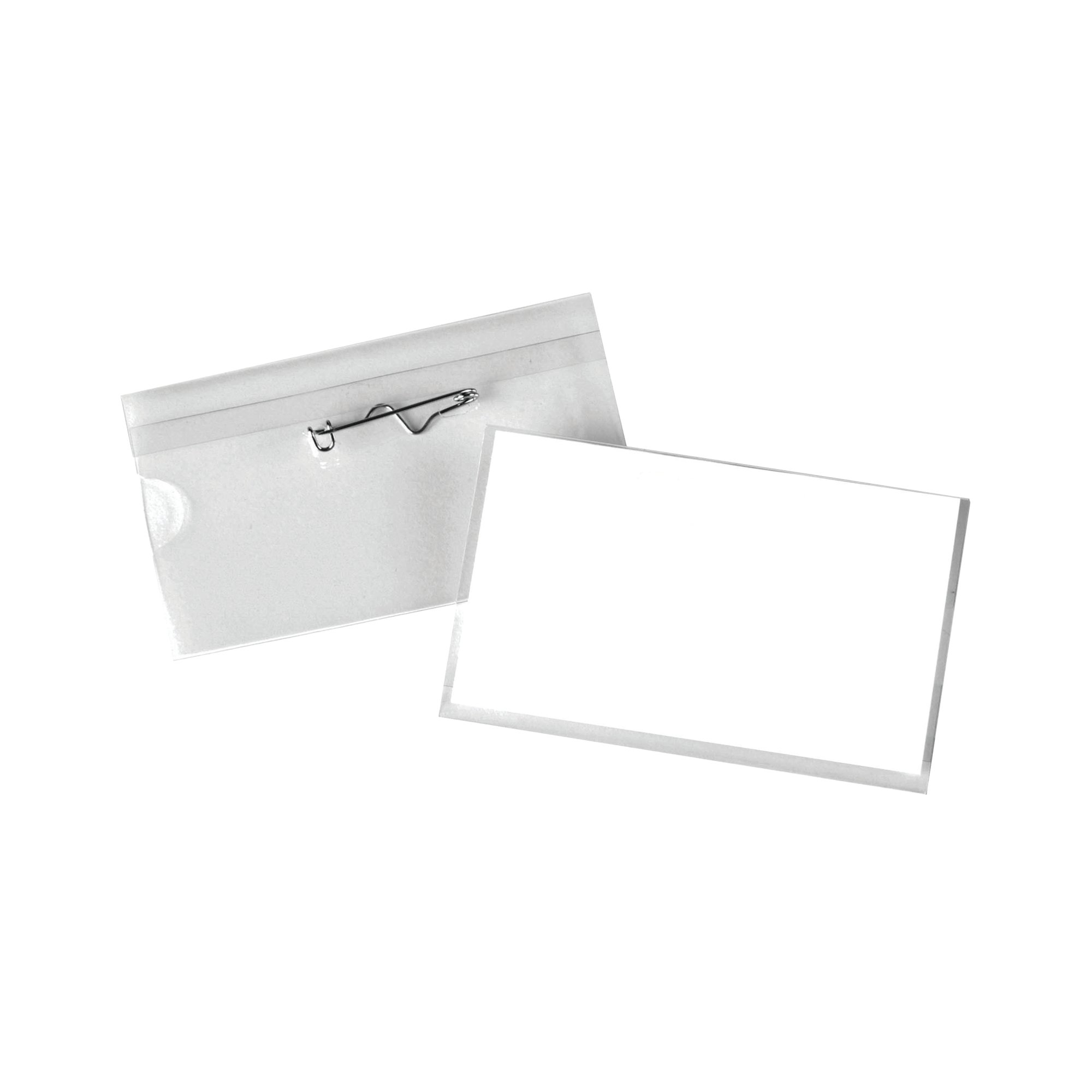 Announce Pin Name Badge 40x75mm Pack of 100 PV00929