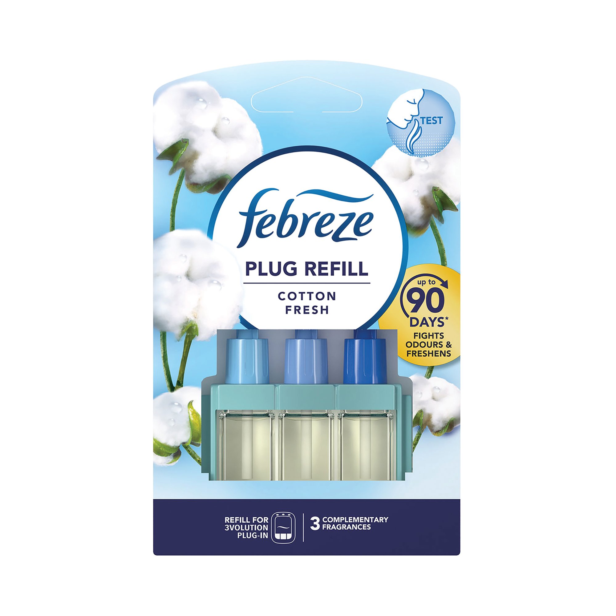 Febreze 3volution Plug-in Refill Cotton Fresh 20ml x 3 504656