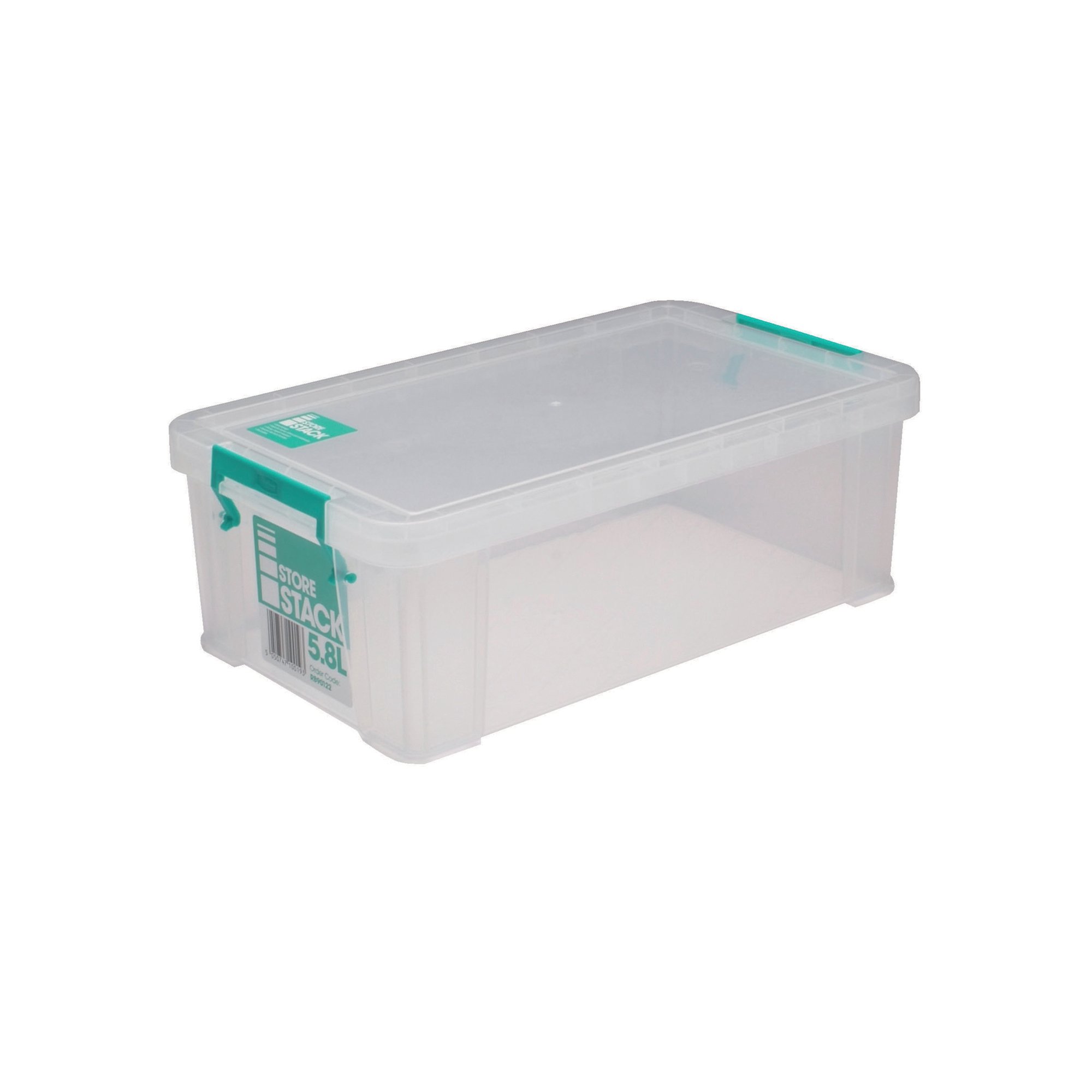 StoreStack 5.8 Litre Storage Box 350x190x120mm Clear RB90122