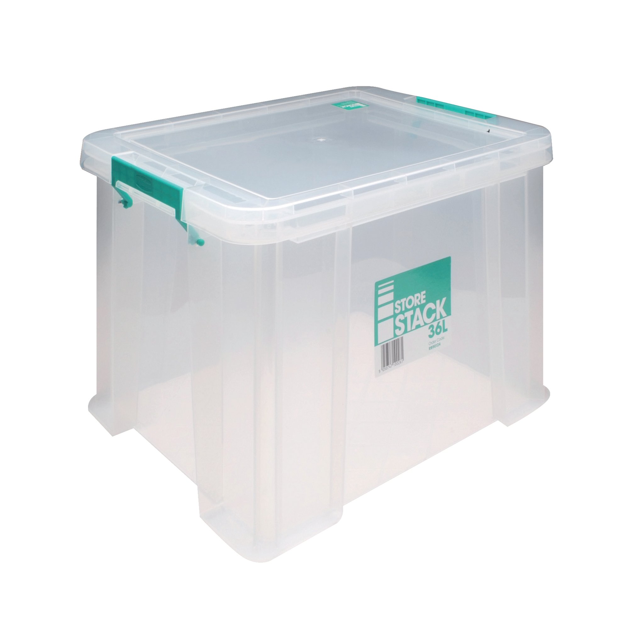 StoreStack 36 Litre Storage Box 480x380x320mm Clear RB90124