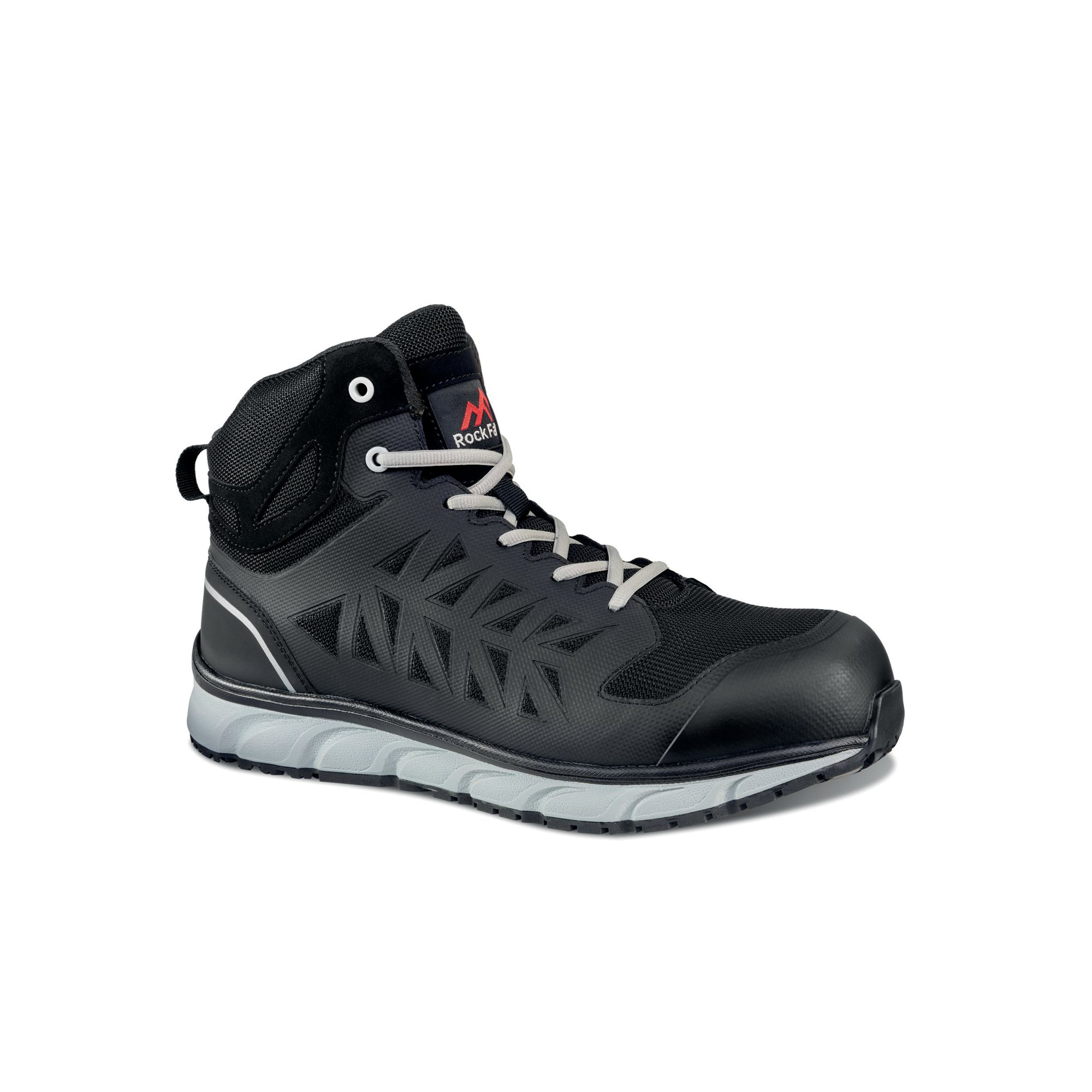 Rock Fall Bantam Lightweight Breathable Mid-Cut Safety Boot Black 11 RF115/011