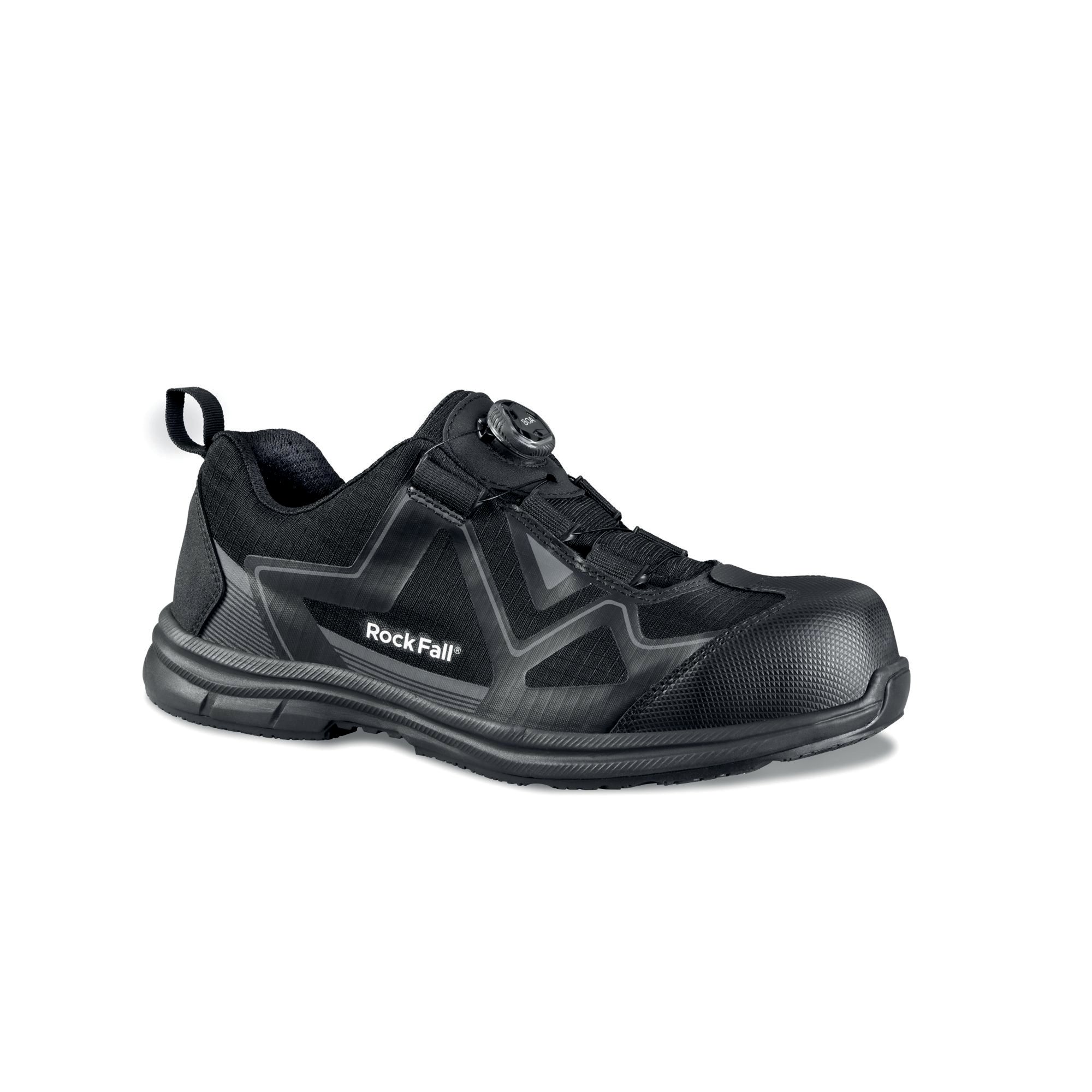 Rock Fall Volta Electrical Hazard Boa Safety Trainer Black 8 RF140/008