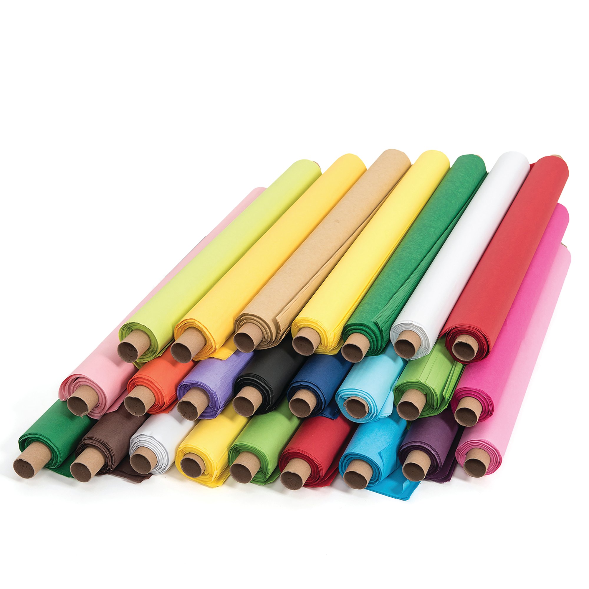Non Bleed Tissue Paper Rolls Assorted (Pack of 24) AR01397
