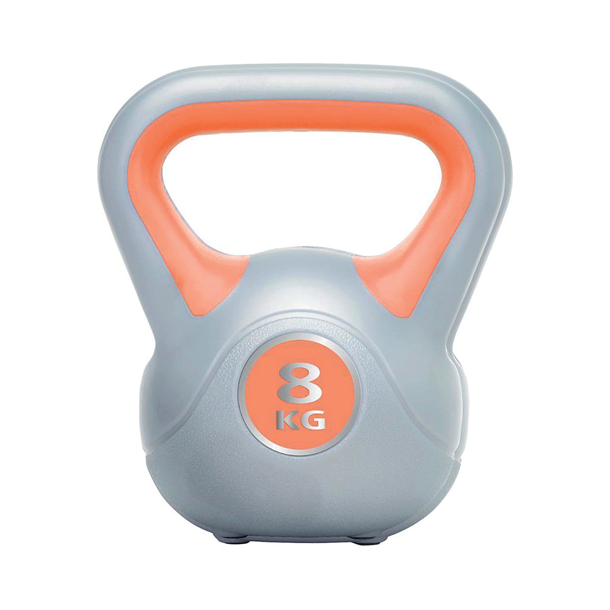 Urban Fitness Powder Coated Cast Iron Kettlebell 8kg Orange UFW0808