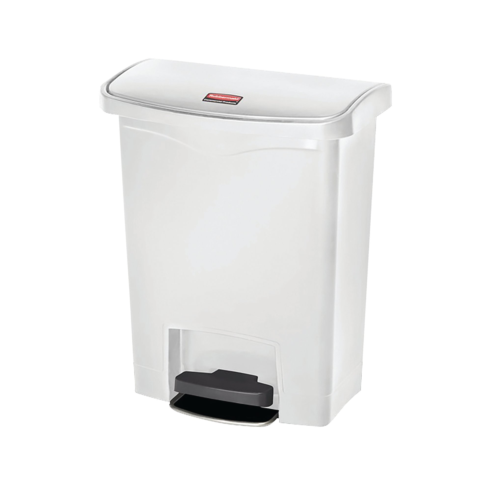 Rubbermaid Slim Jim Pedal Bin 30 Litres White 1883555