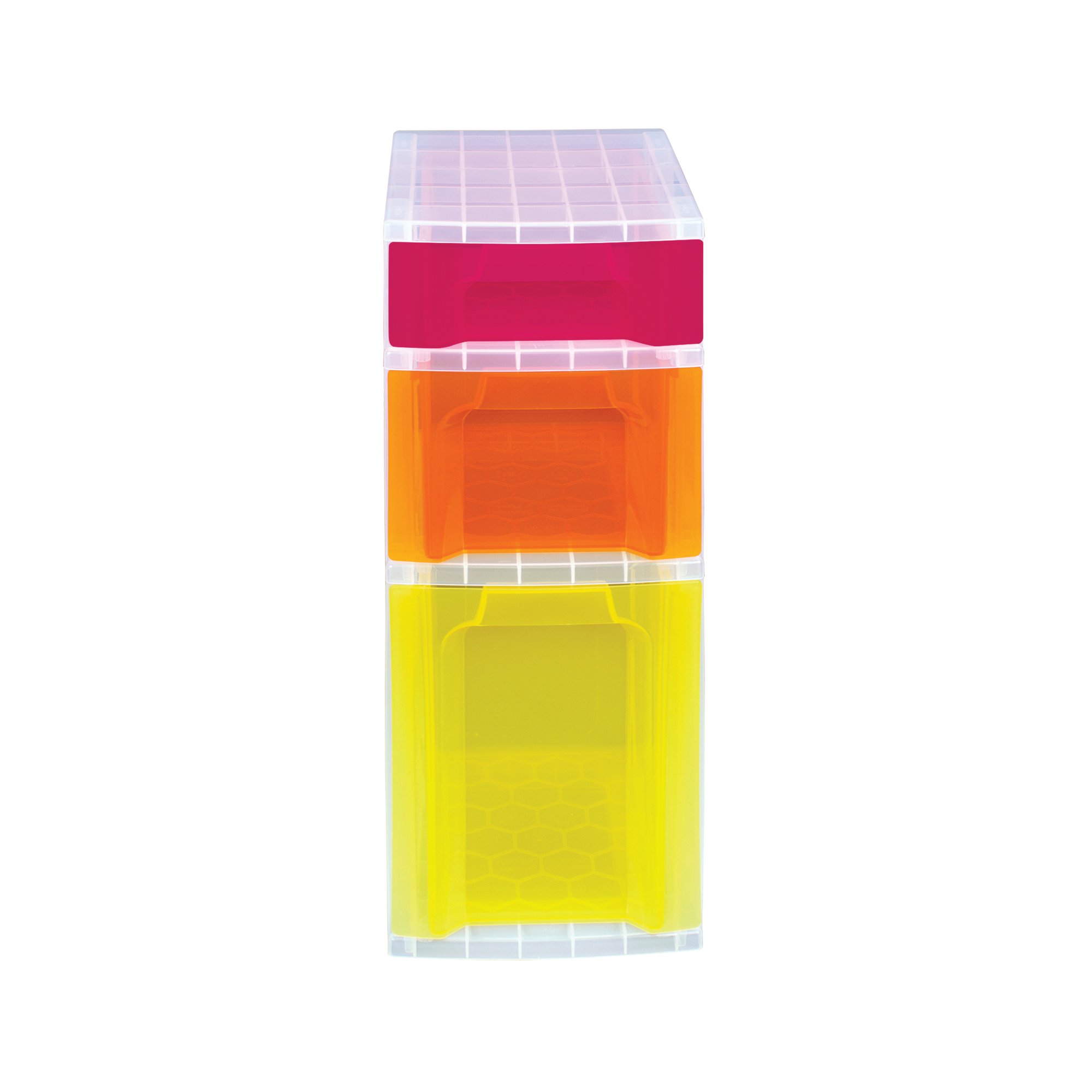 Really Useful Slimline 3 Drawer Storage Tower Clear/Ast ST3.5x6x11.5CS