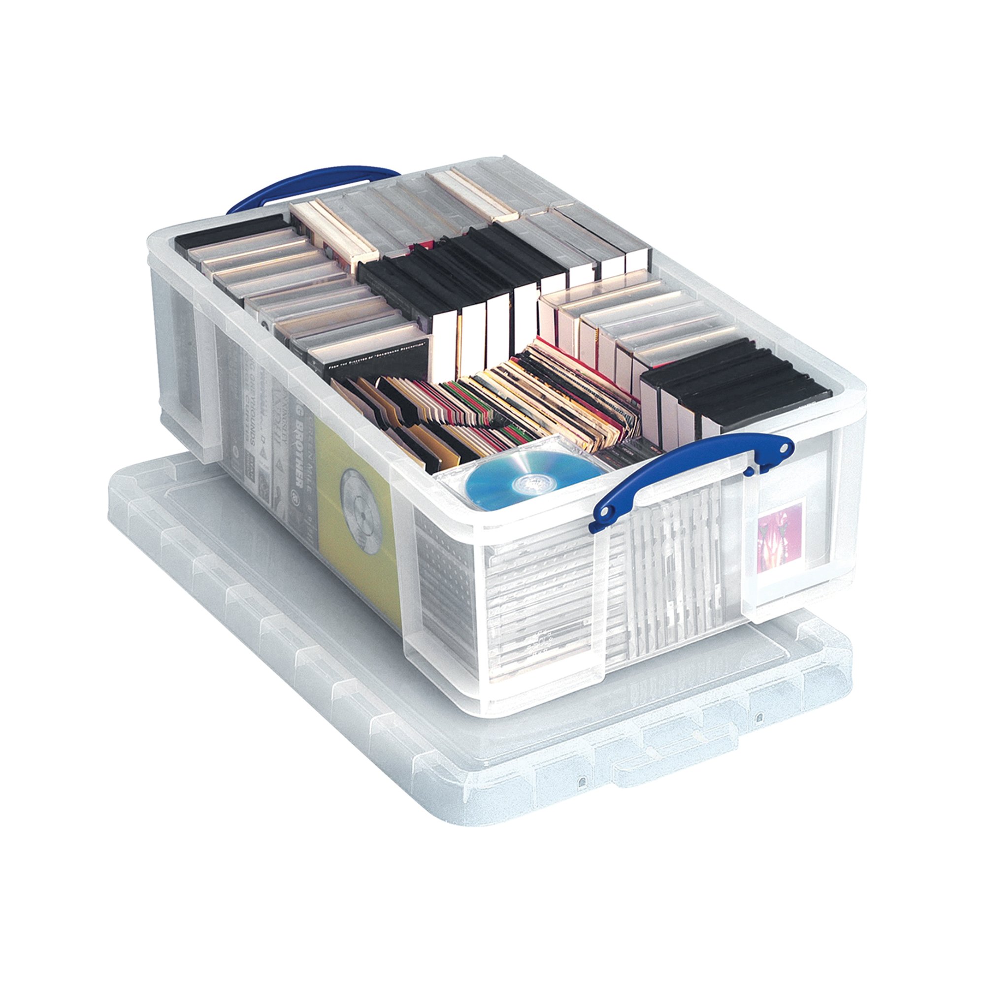 Really Useful 50L Plastic Storage Box 710x440x230mm Clear KING50C