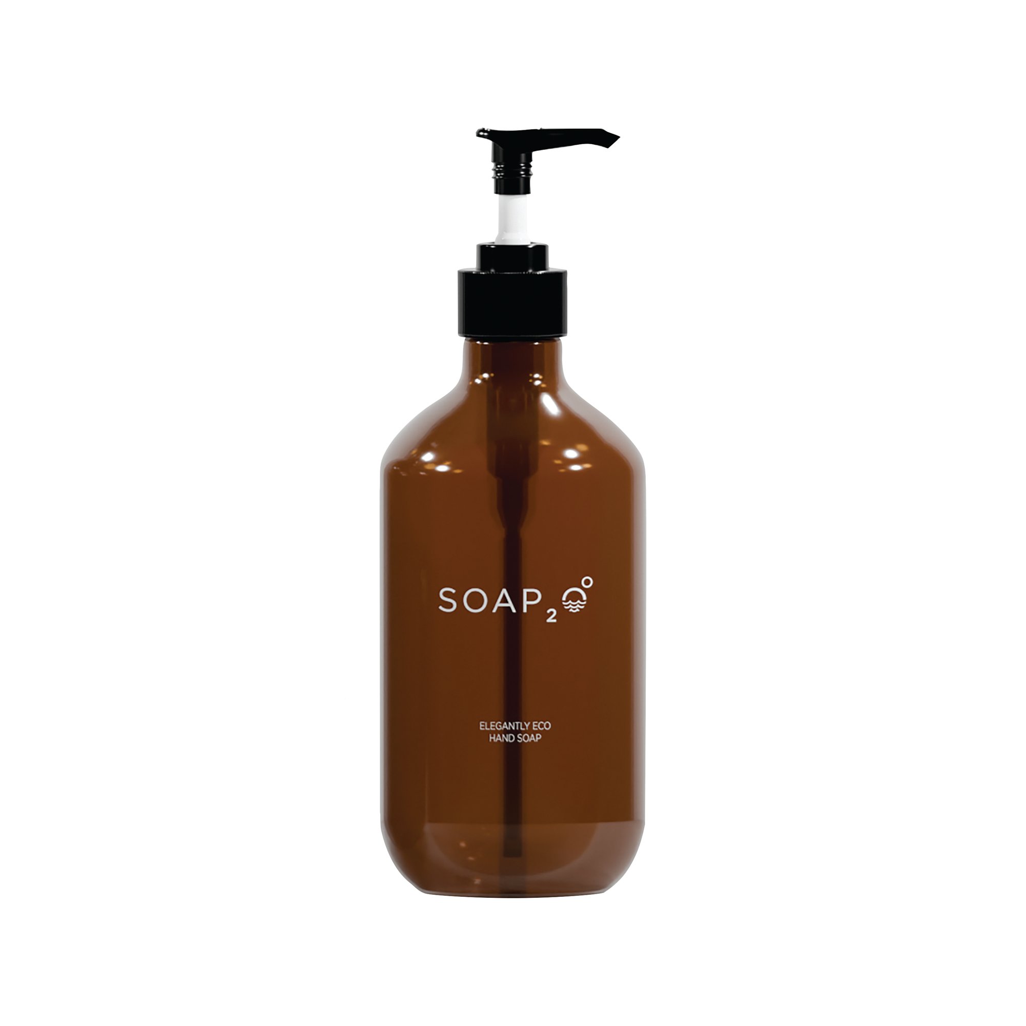 Soap2o Hair+Body Gel Empty Plastic Bottle 500ml S2OHB500G