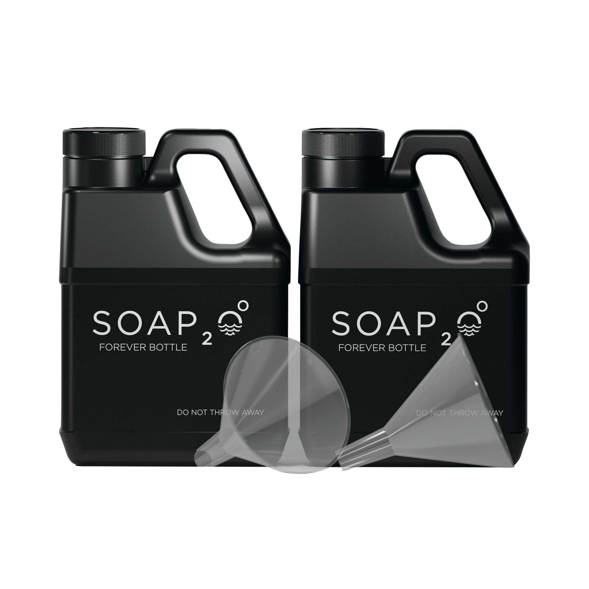 Soap2o Forever Bottles with Funnels 4 Litres Pack of 2 S2O4LFBX2