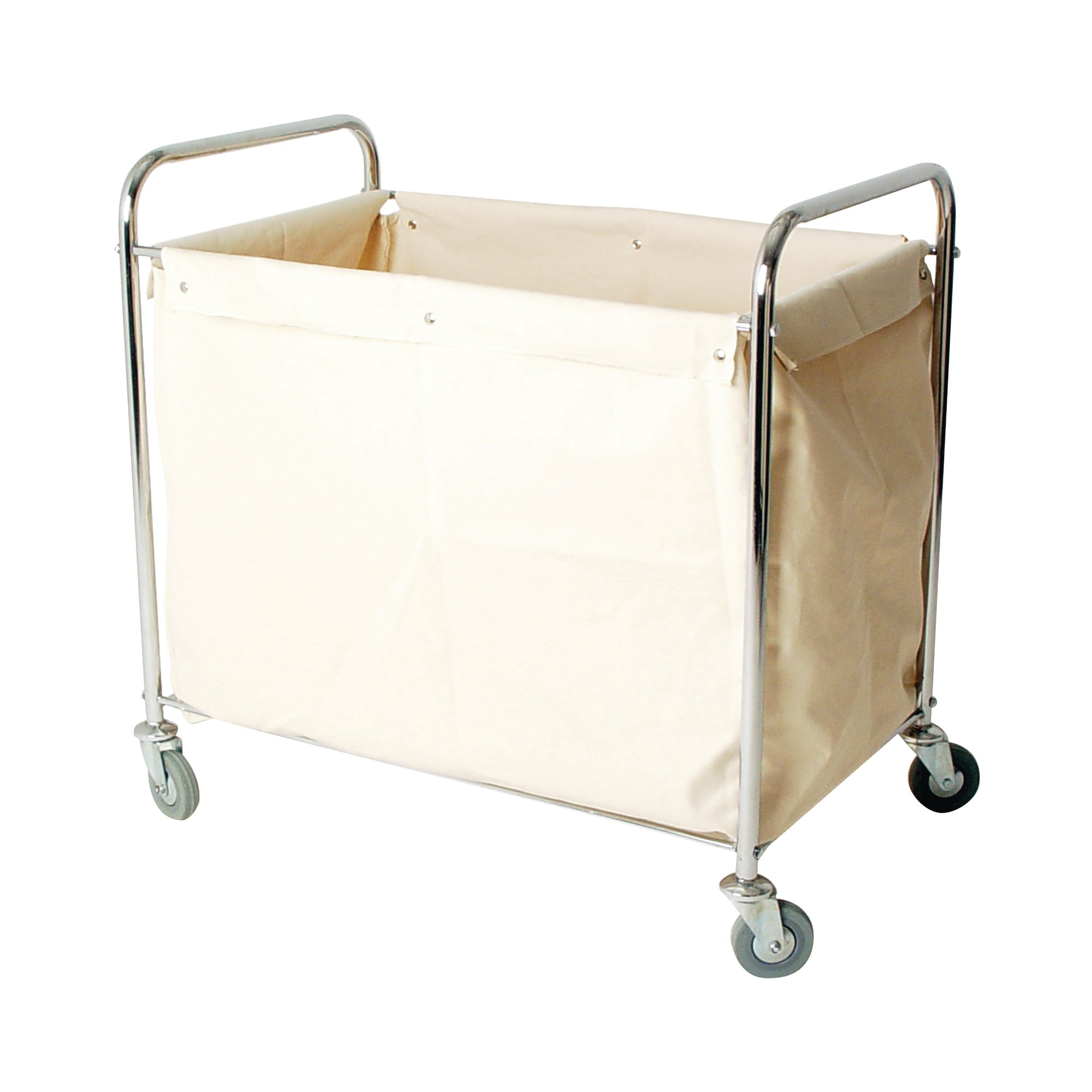 Linen Truck with Bag Silver 560x790x910mm 356926
