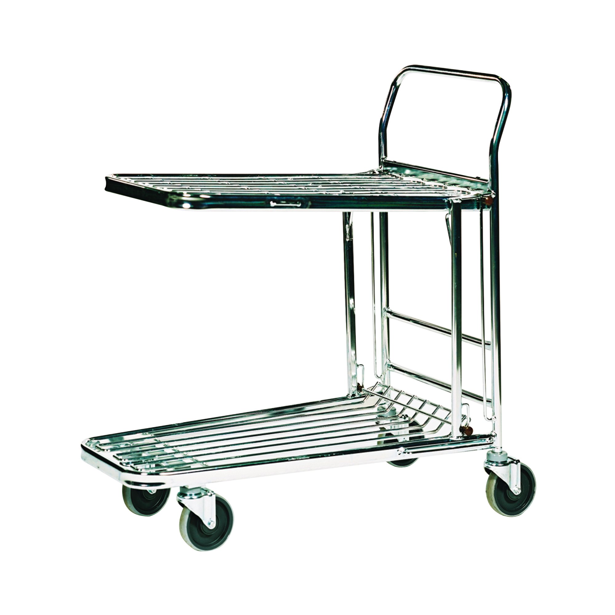 Stock Trolley Metallic Grey 300kg Capacity 460x865x980mm 373227