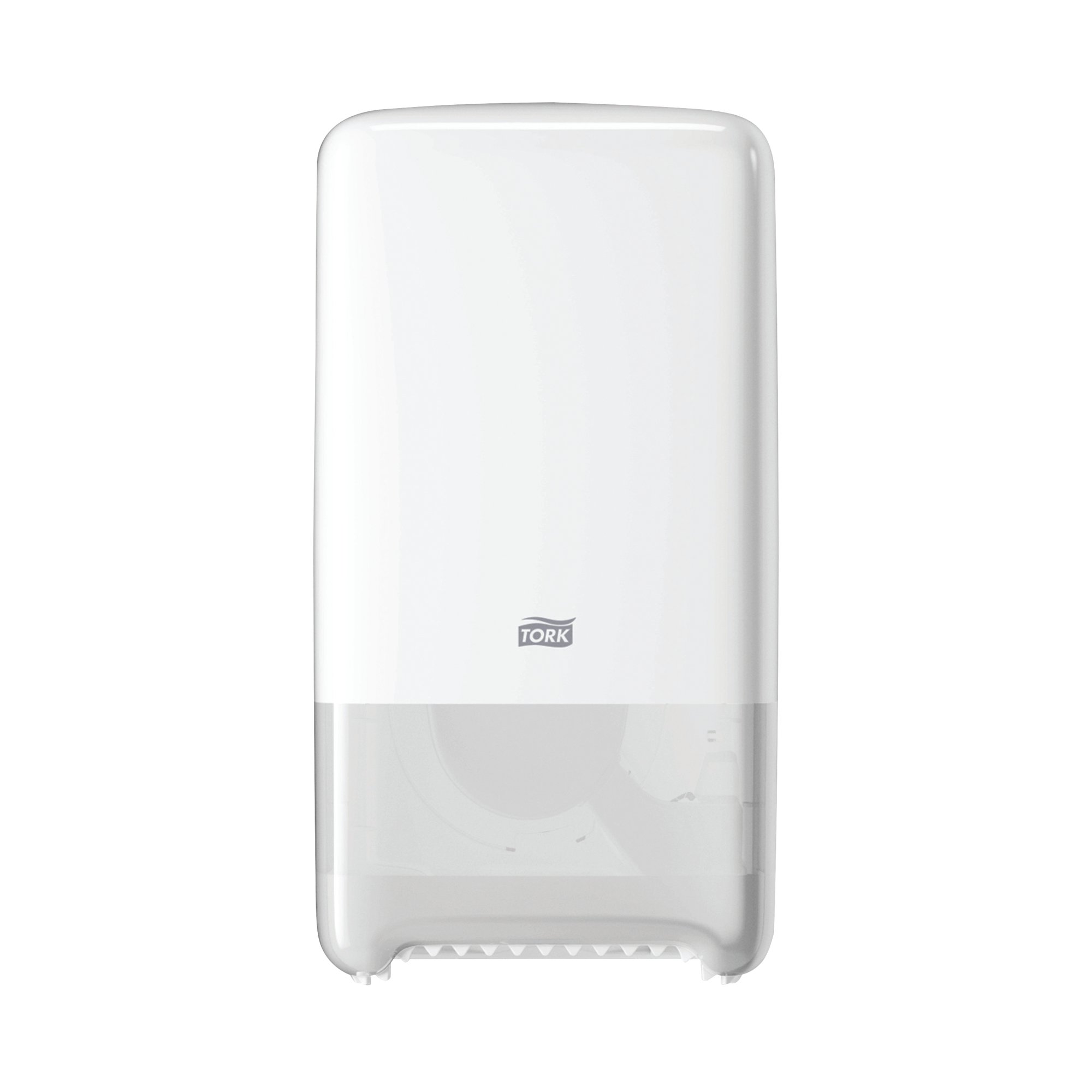 Tork T6 Twin Mid-Size Toilet Roll Dispenser White 557500