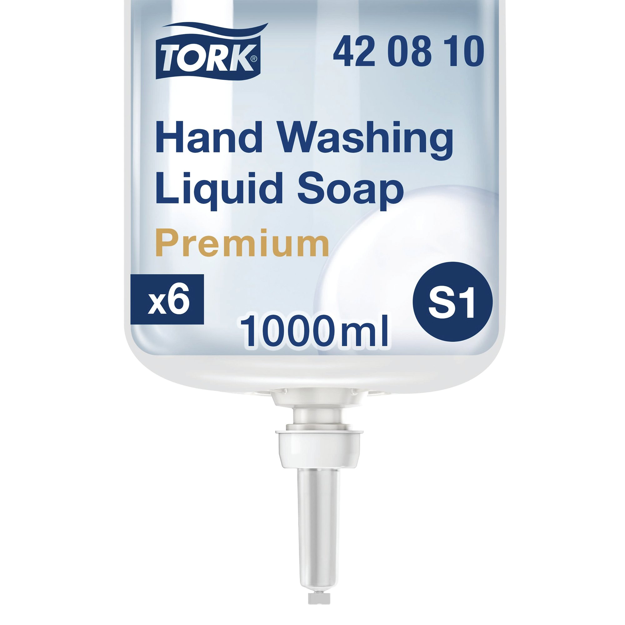 Tork Hand Washing Liquid Soap 1 Litre (6 Pack) 420810