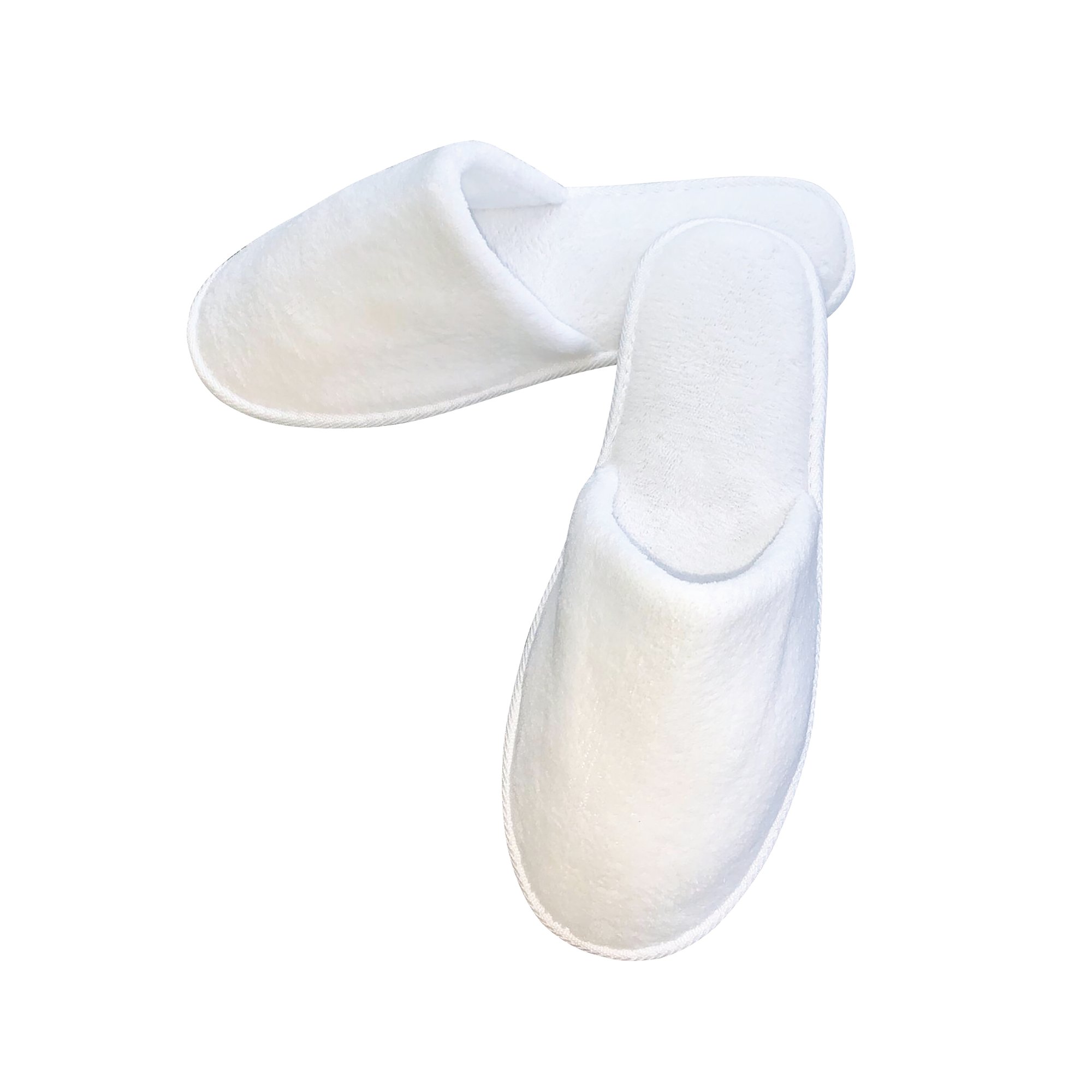 Coral Fleece Slipper in Paper Bags Closed Toe 30cm EVA Sole (Pack of 100) SUPCFY003