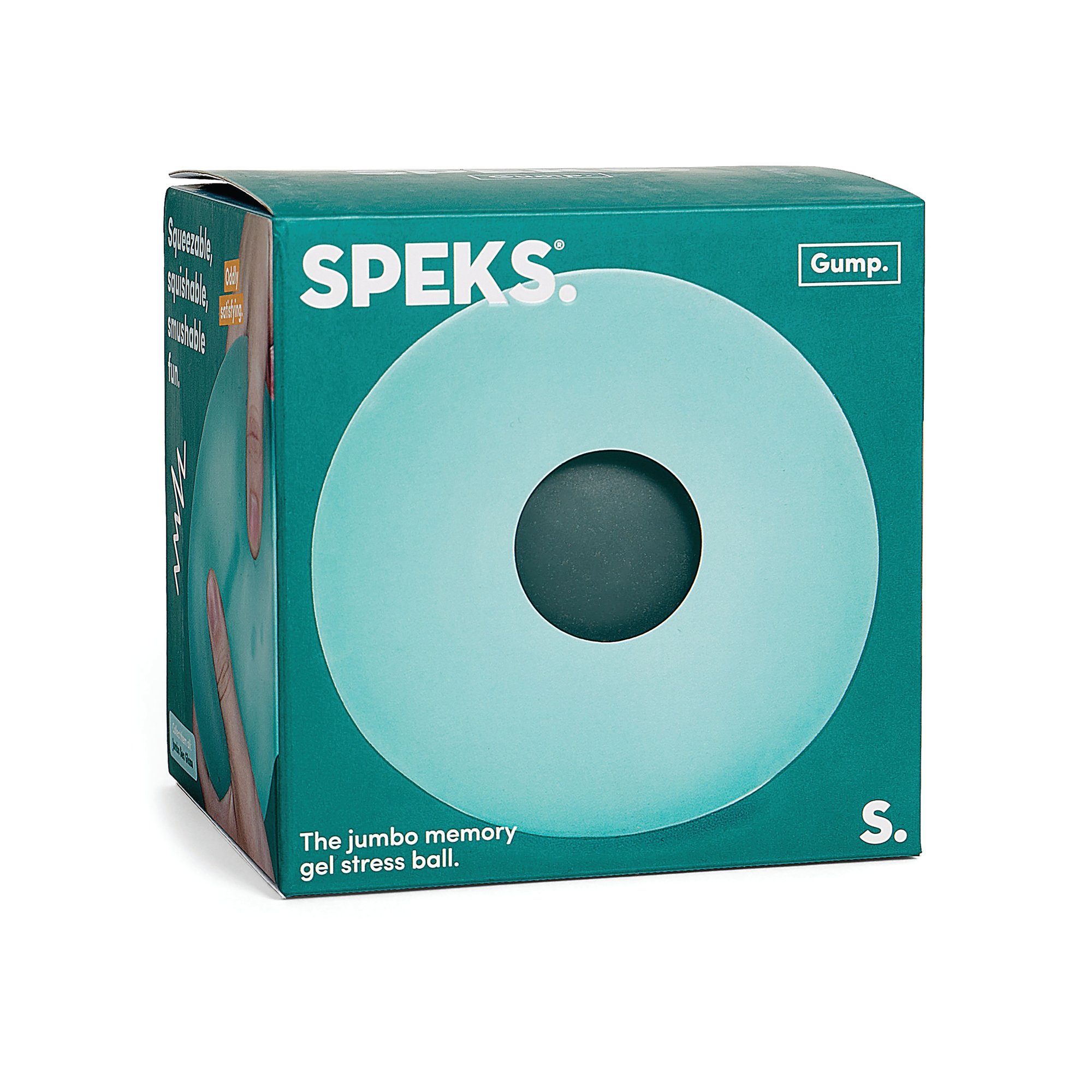 Speks Gump Memory Gel Jumbo Stress Ball Sea Glass GumpJumboSea