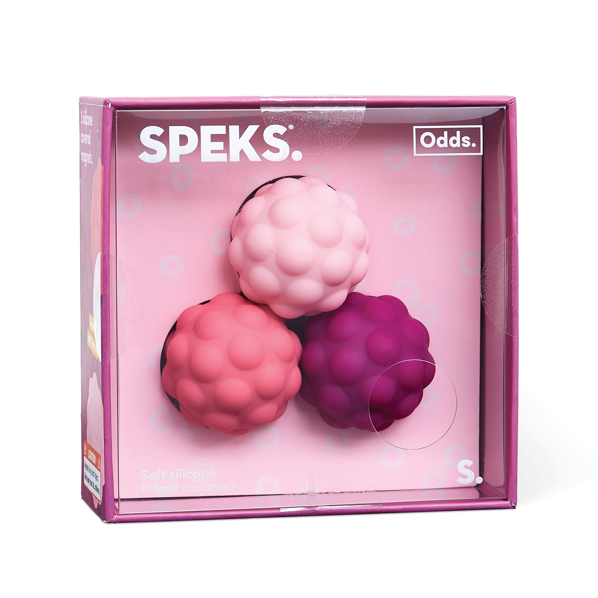 Speks Odds Silicone Magnets Purple Bumps Pack of 3 Odds3BumpsPurple