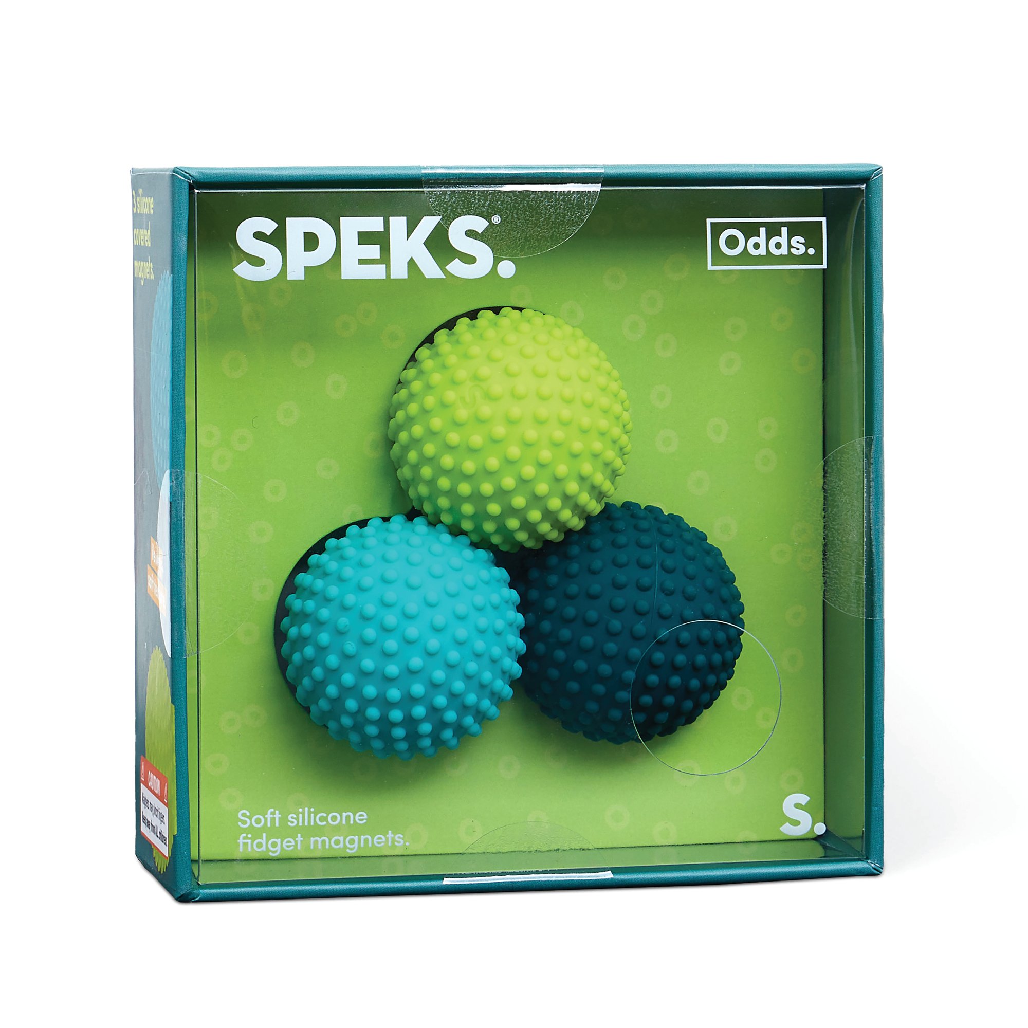 Speks Odds Silicone Magnets Green Dots Pack of 3 Odds3DotsGreen