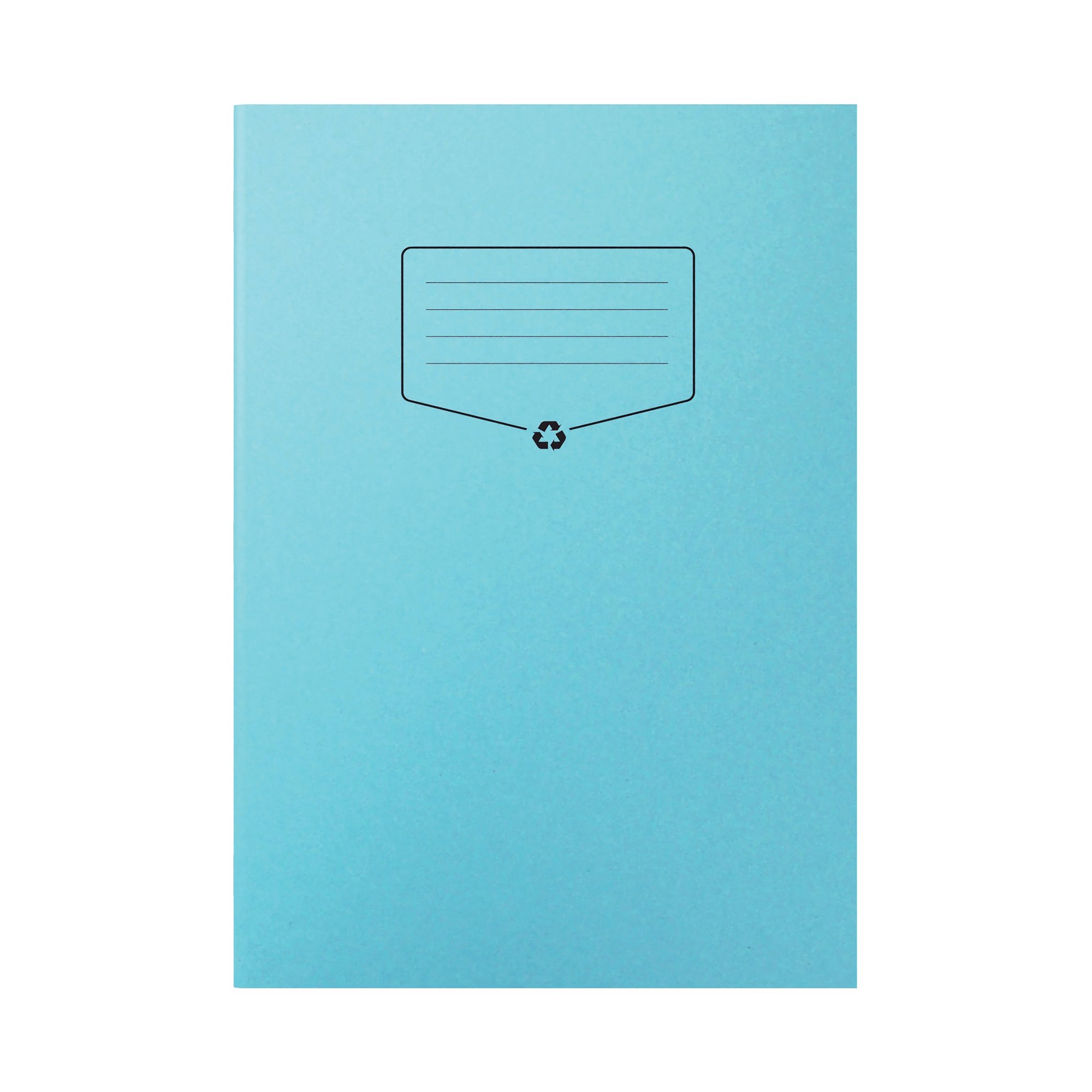 Silvine Rcyc Exercise Book 7mm Square 64 Pg A4 Blue Pack of 10 EXRE104