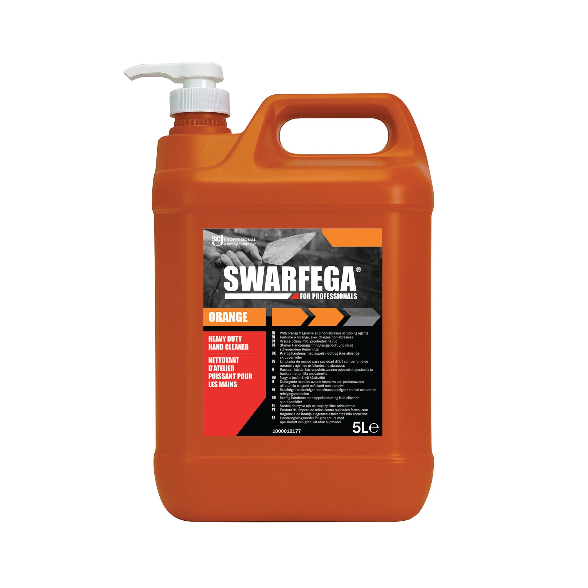 Swarfega Heavy Duty Hand Cleaner Orange 5 Litres SOR5LMP/SGL